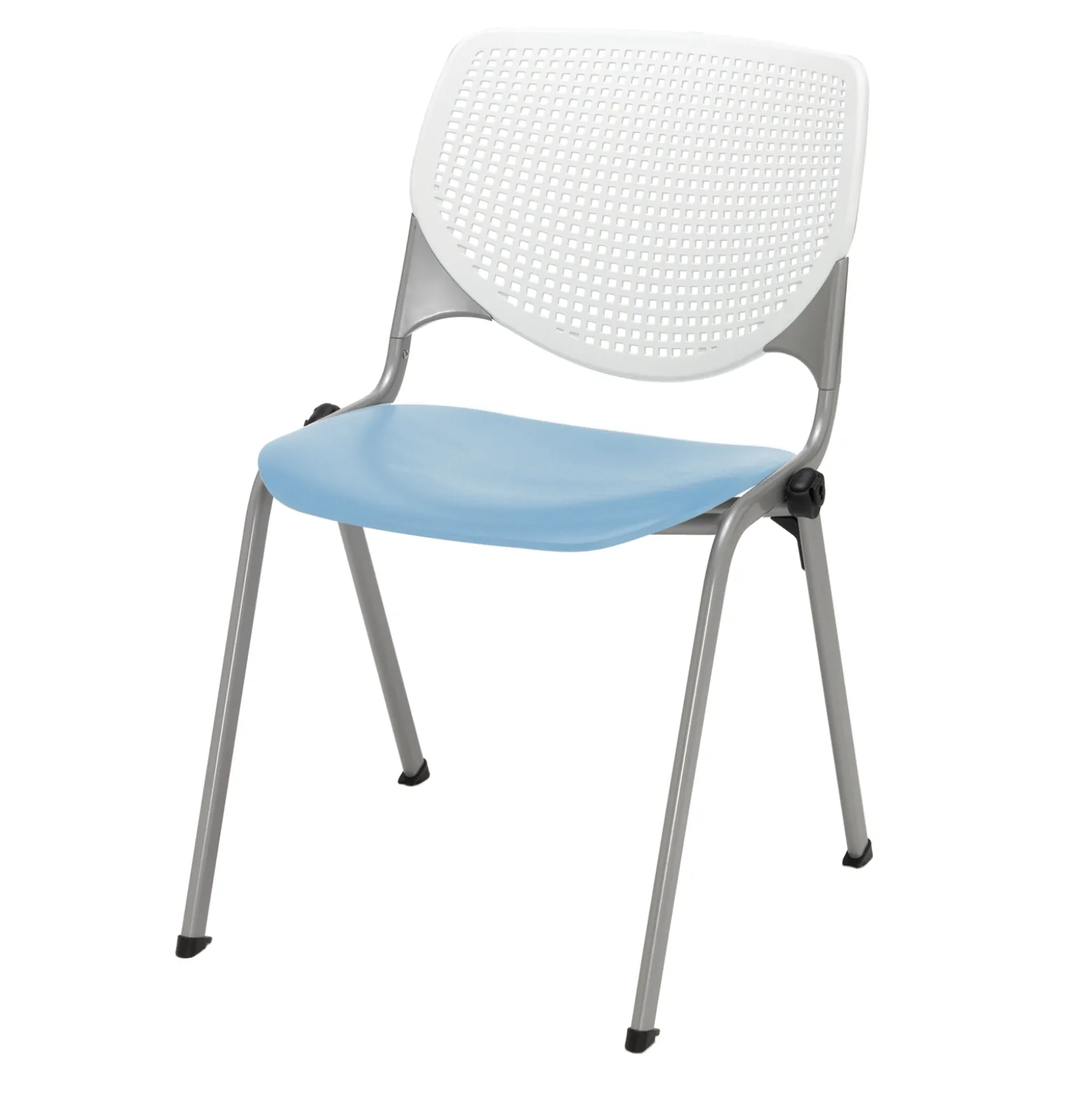 KOOL SERIES Armless Big and Tall Poly Stack Chair with 400 lb Capacity