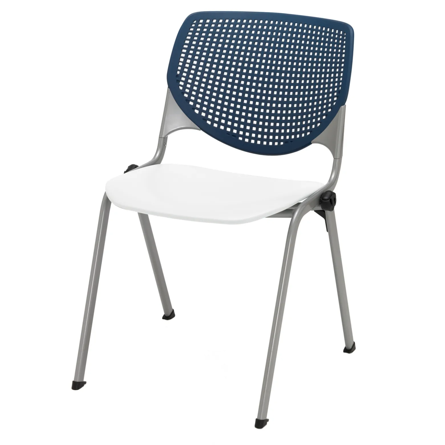 KOOL SERIES Armless Big and Tall Poly Stack Chair with 400 lb Capacity