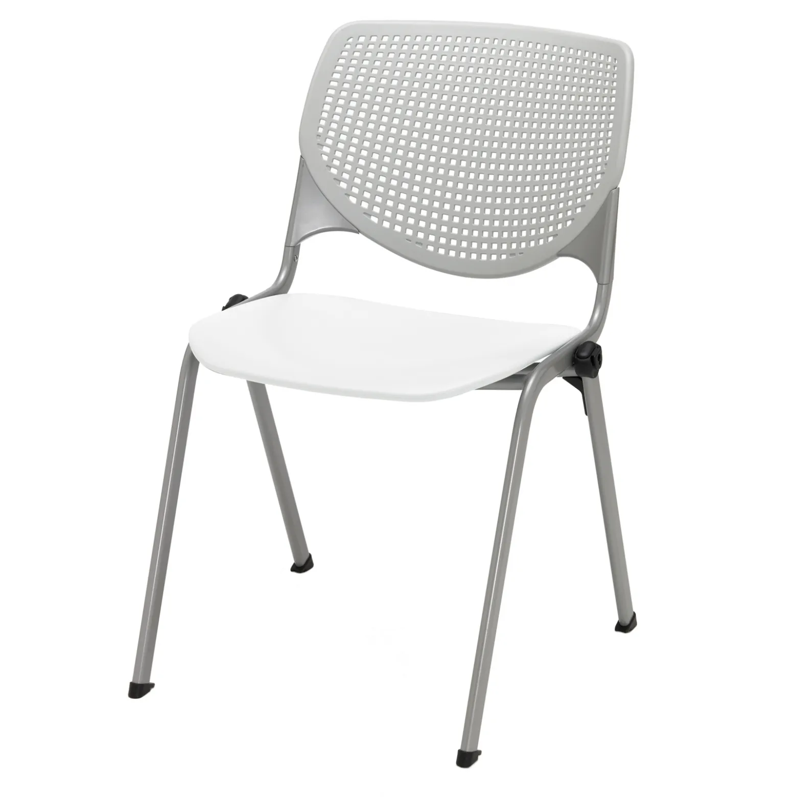 KOOL SERIES Armless Big and Tall Poly Stack Chair with 400 lb Capacity