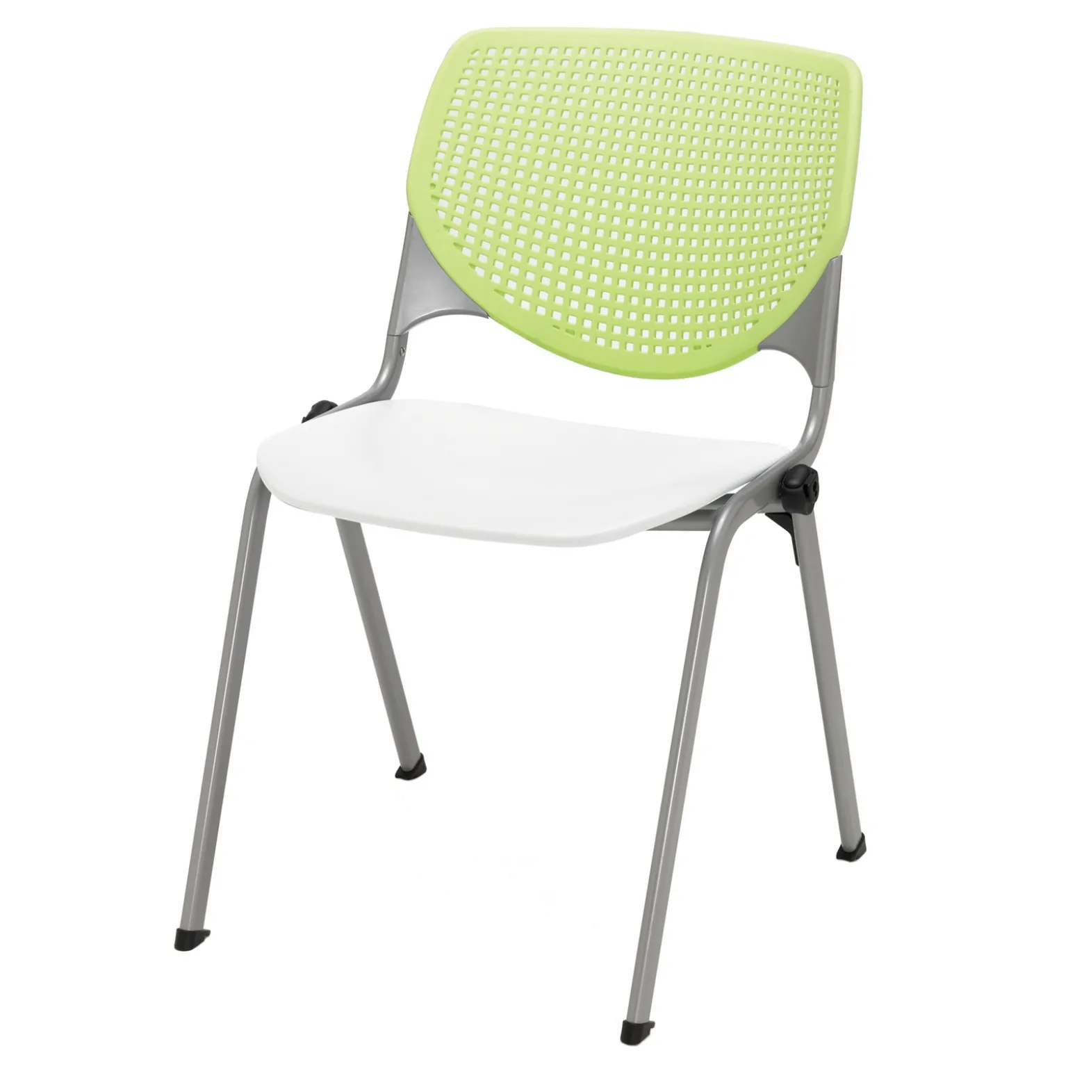 KOOL SERIES Armless Big and Tall Poly Stack Chair with 400 lb Capacity