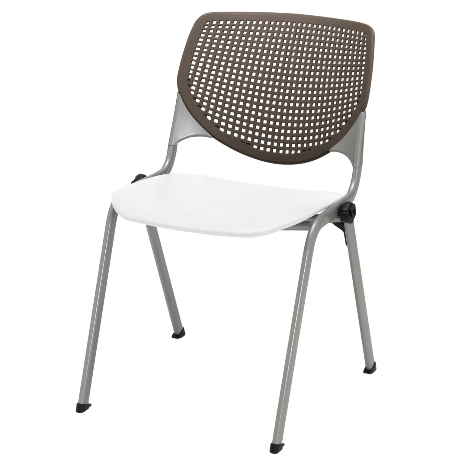 KOOL SERIES Armless Big and Tall Poly Stack Chair with 400 lb Capacity