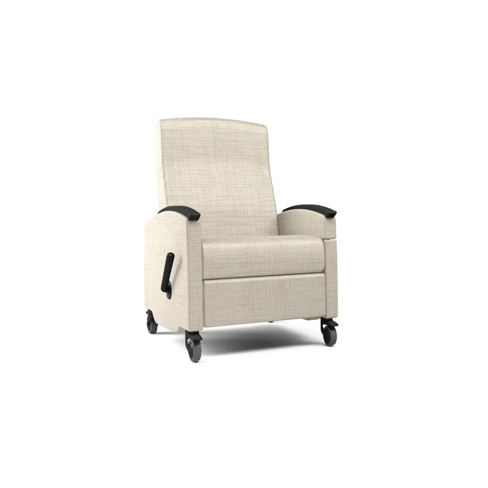 Kure Slim Healthcare Recliner with Drop Transfer Arm