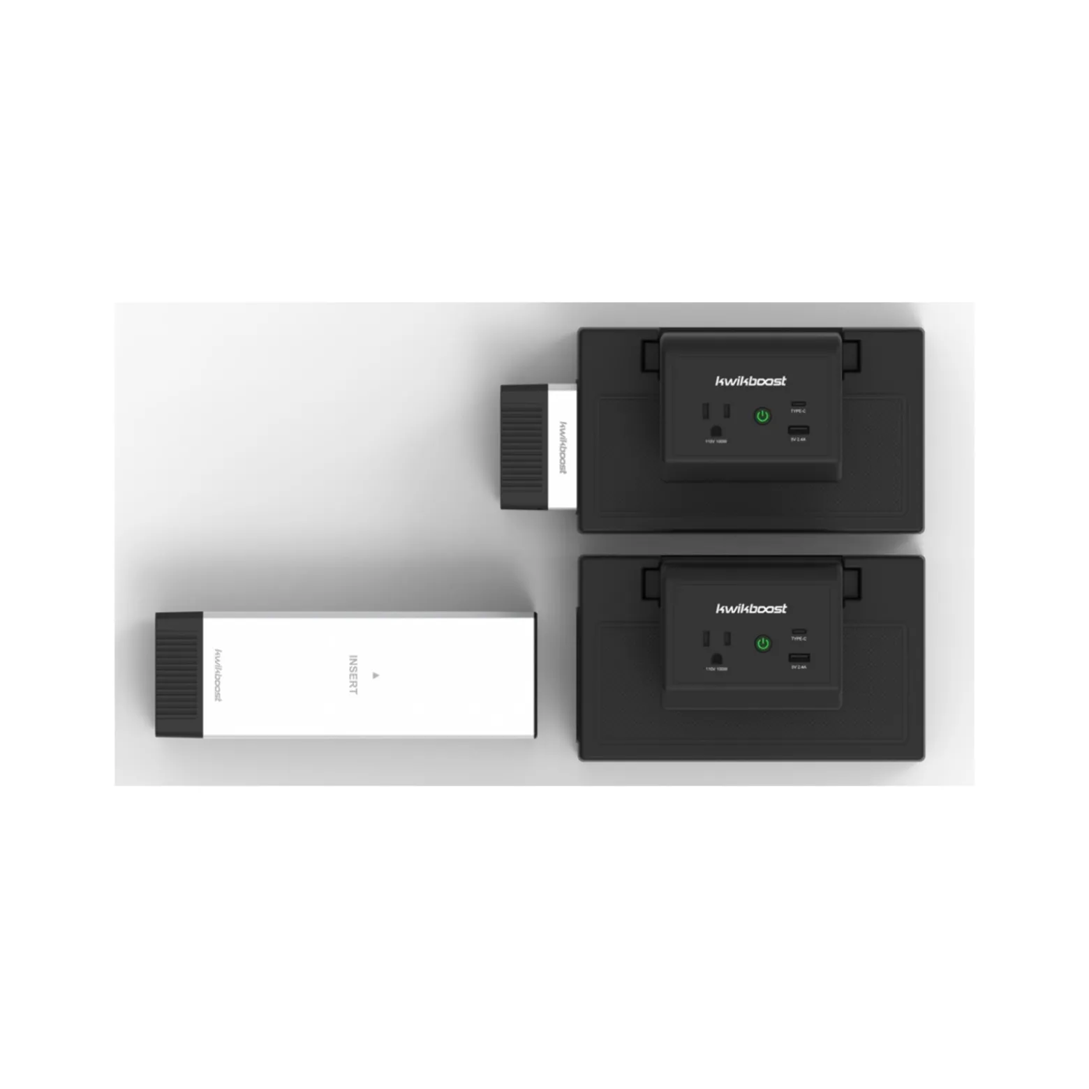 KwikBoost EdgePower Clamp-On Desktop Charging Unit