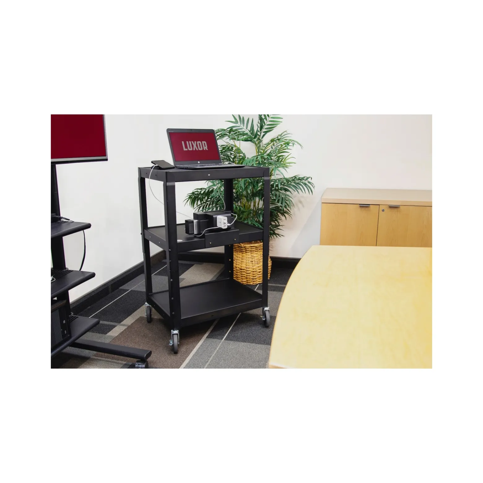 KwikBoost EdgePower® Metal AV Cart Attachment Bracket
