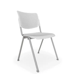 La Mia Big & Tall Poly Stacking Cafe Chair - 4 Pk