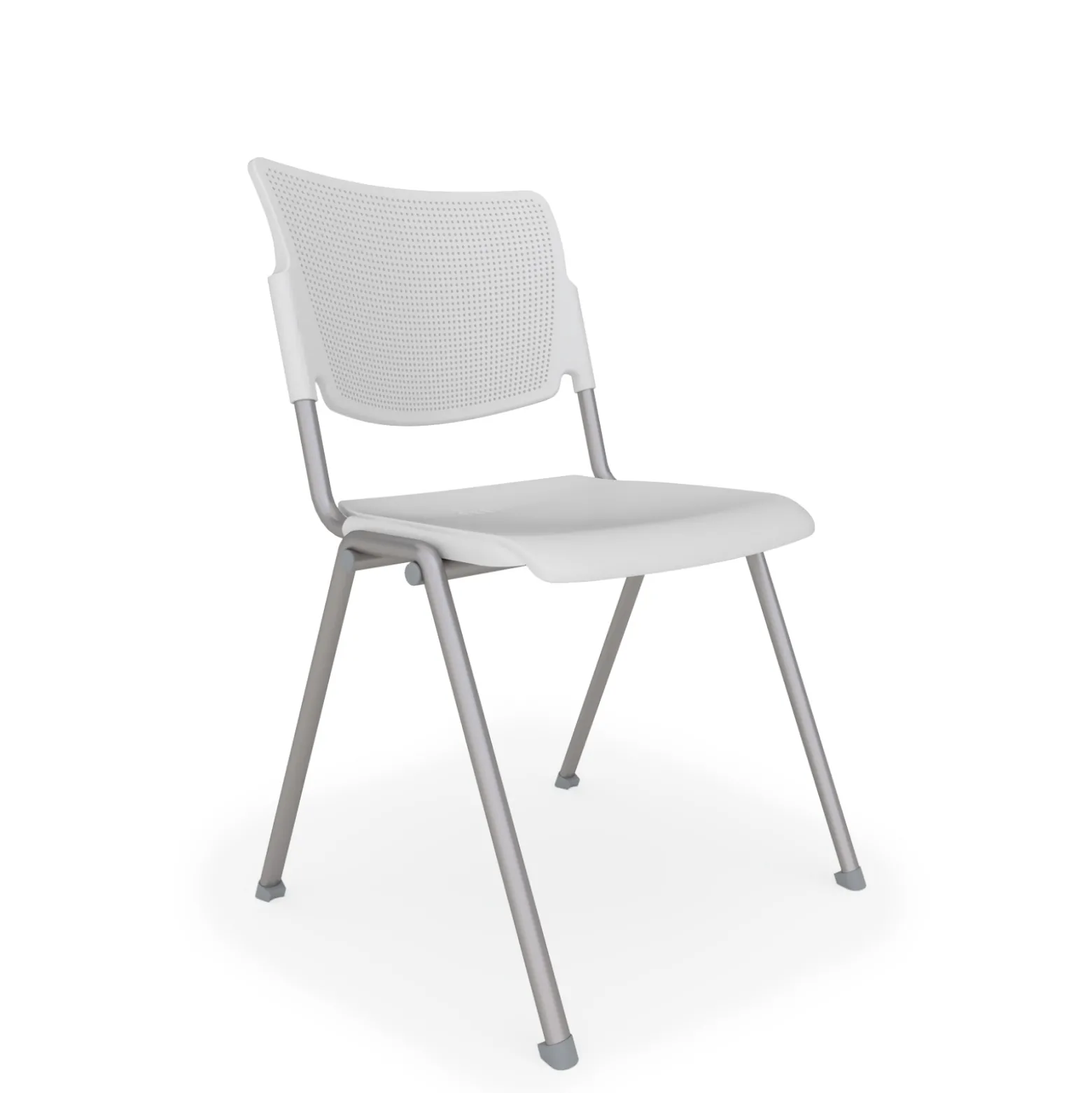 La Mia Big & Tall Poly Stacking Cafe Chair - 4 Pk