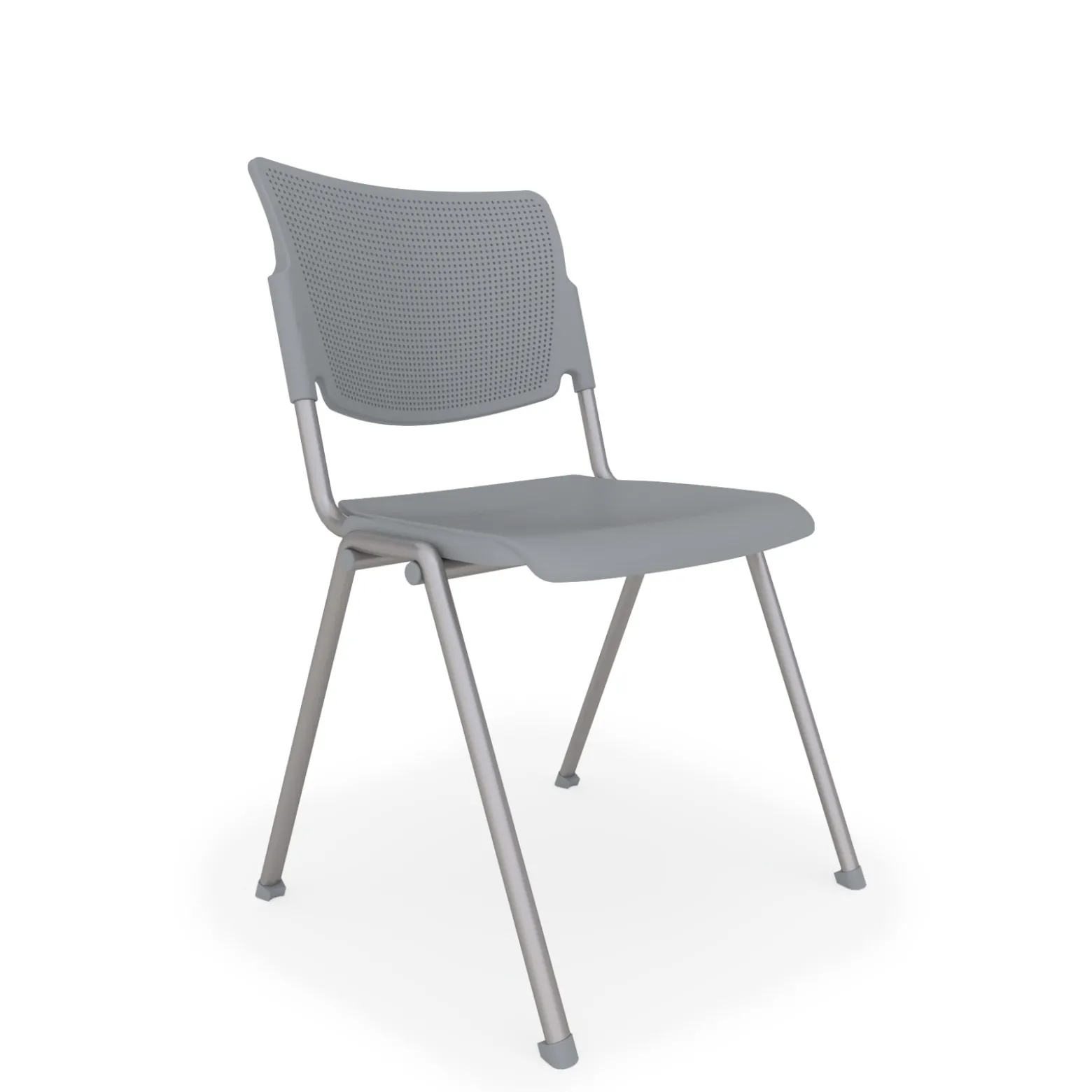 La Mia Big & Tall Poly Stacking Cafe Chair - 4 Pk