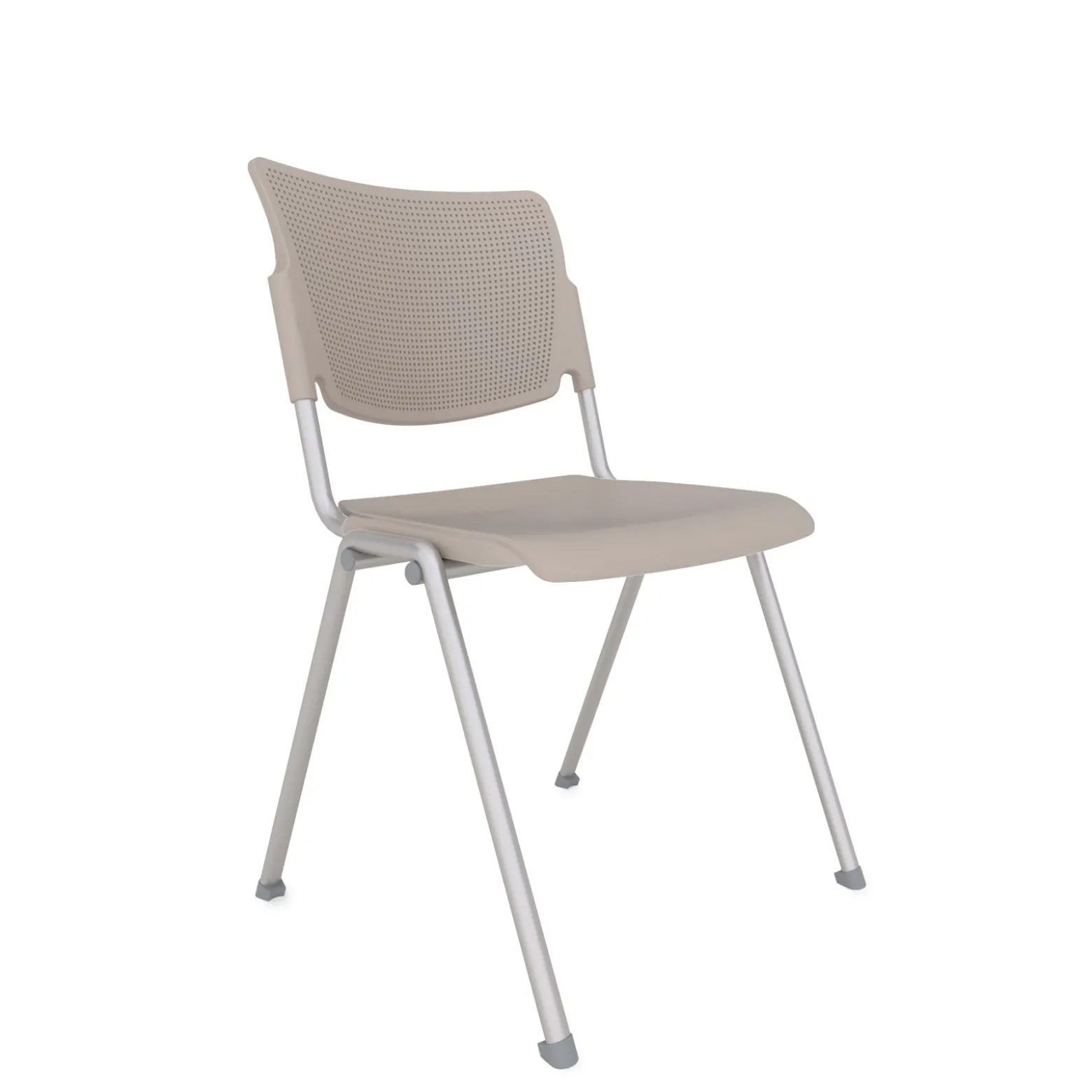 La Mia Big & Tall Poly Stacking Cafe Chair - 4 Pk