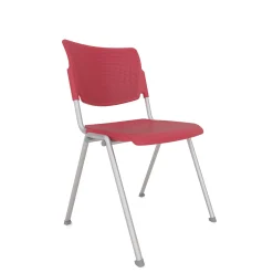 La Mia Big & Tall Poly Stacking Cafe Chair - 4 Pk