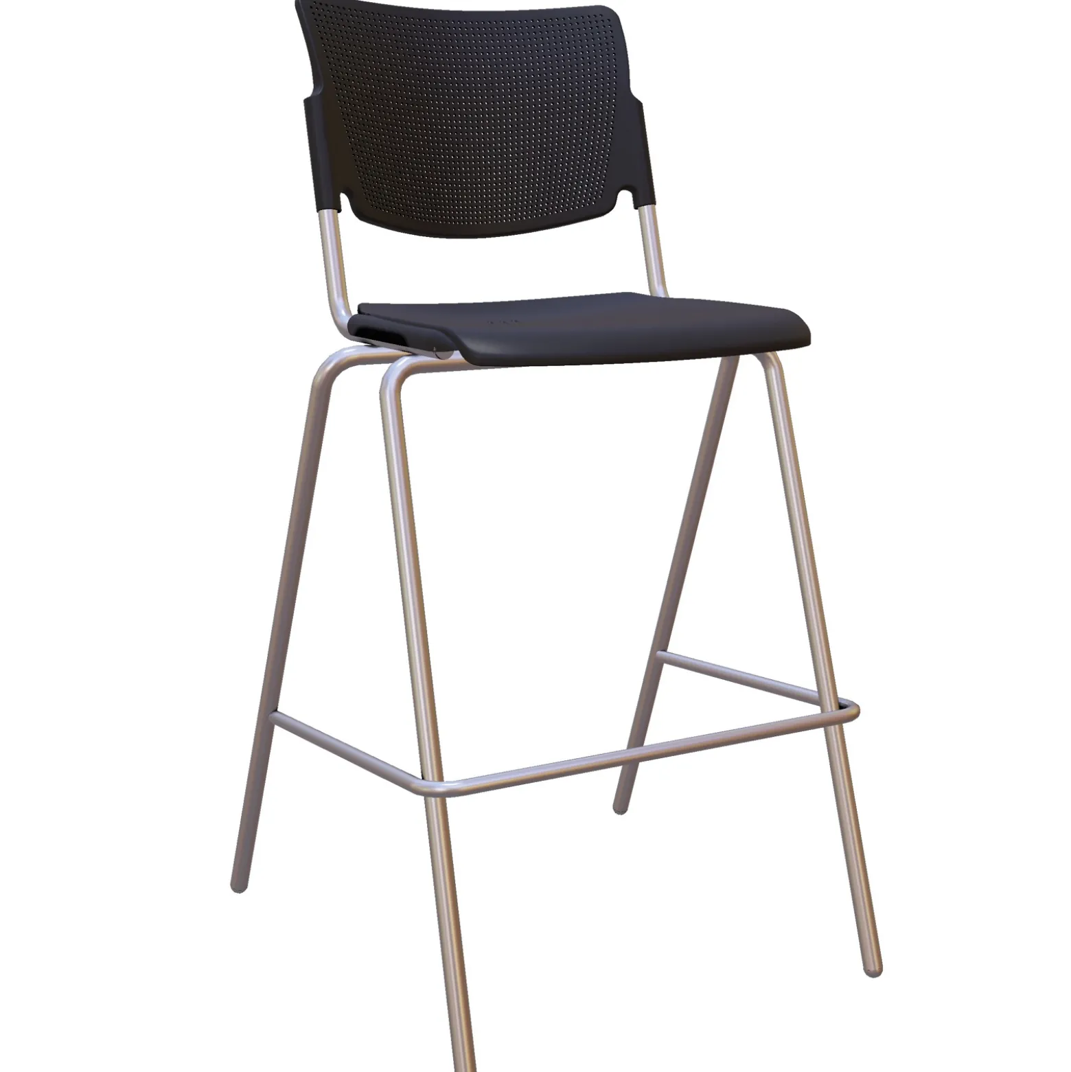 La Mia Poly Bar Height Stacking Stool - 2 Pack