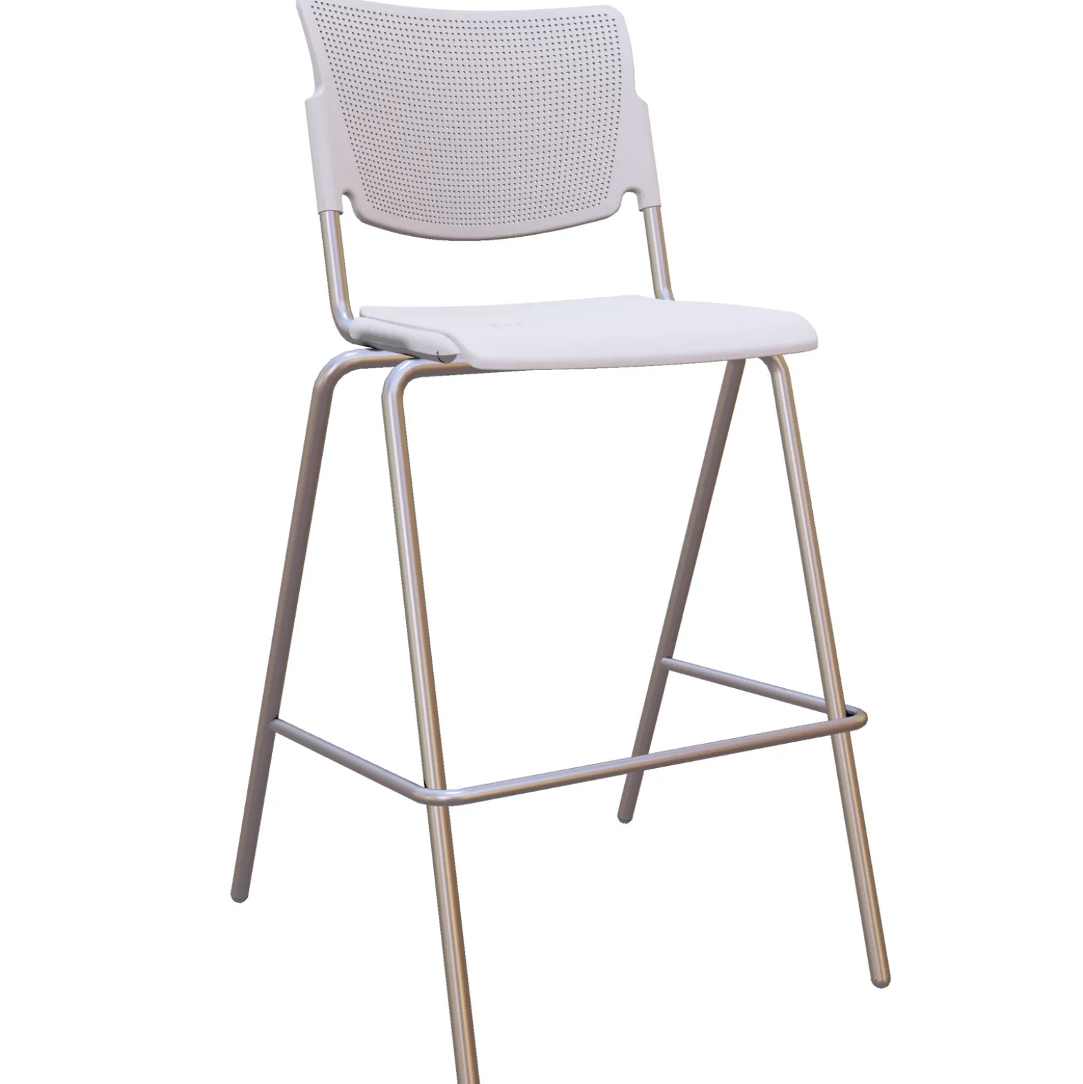 La Mia Poly Bar Height Stacking Stool - 2 Pack