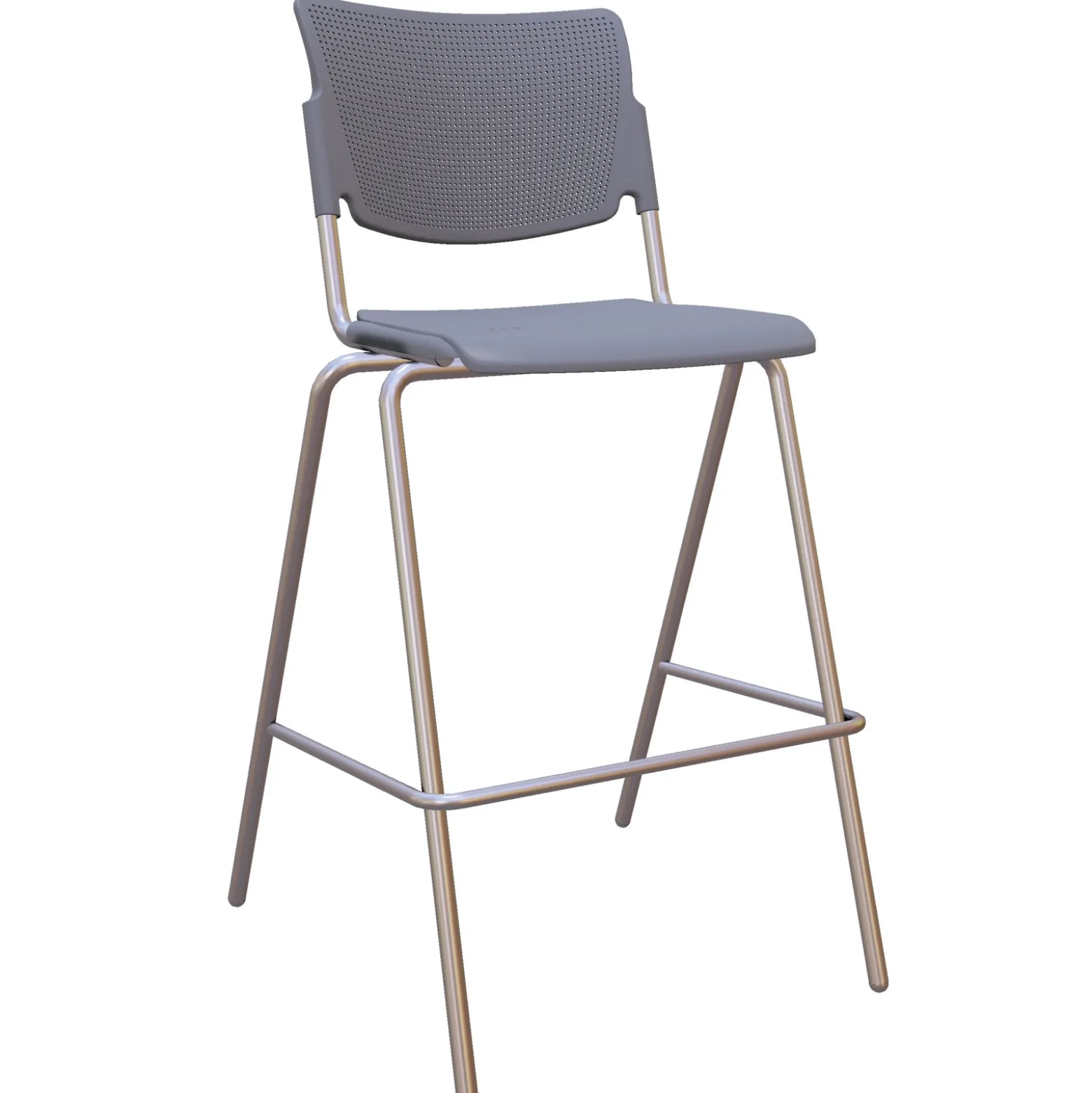 La Mia Poly Bar Height Stacking Stool - 2 Pack