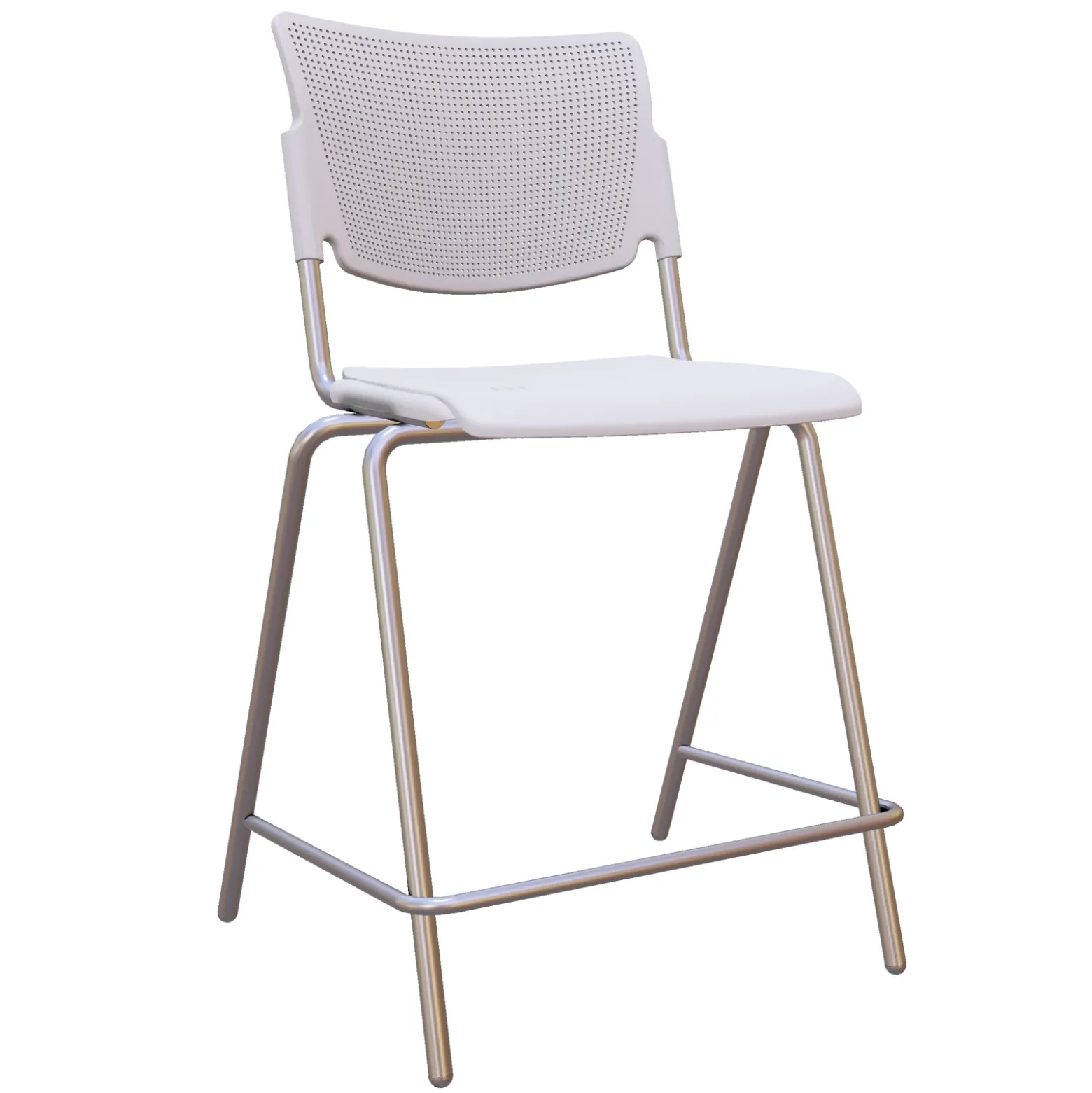 La Mia Poly Counter Height Stacking Stool - 2 Pack