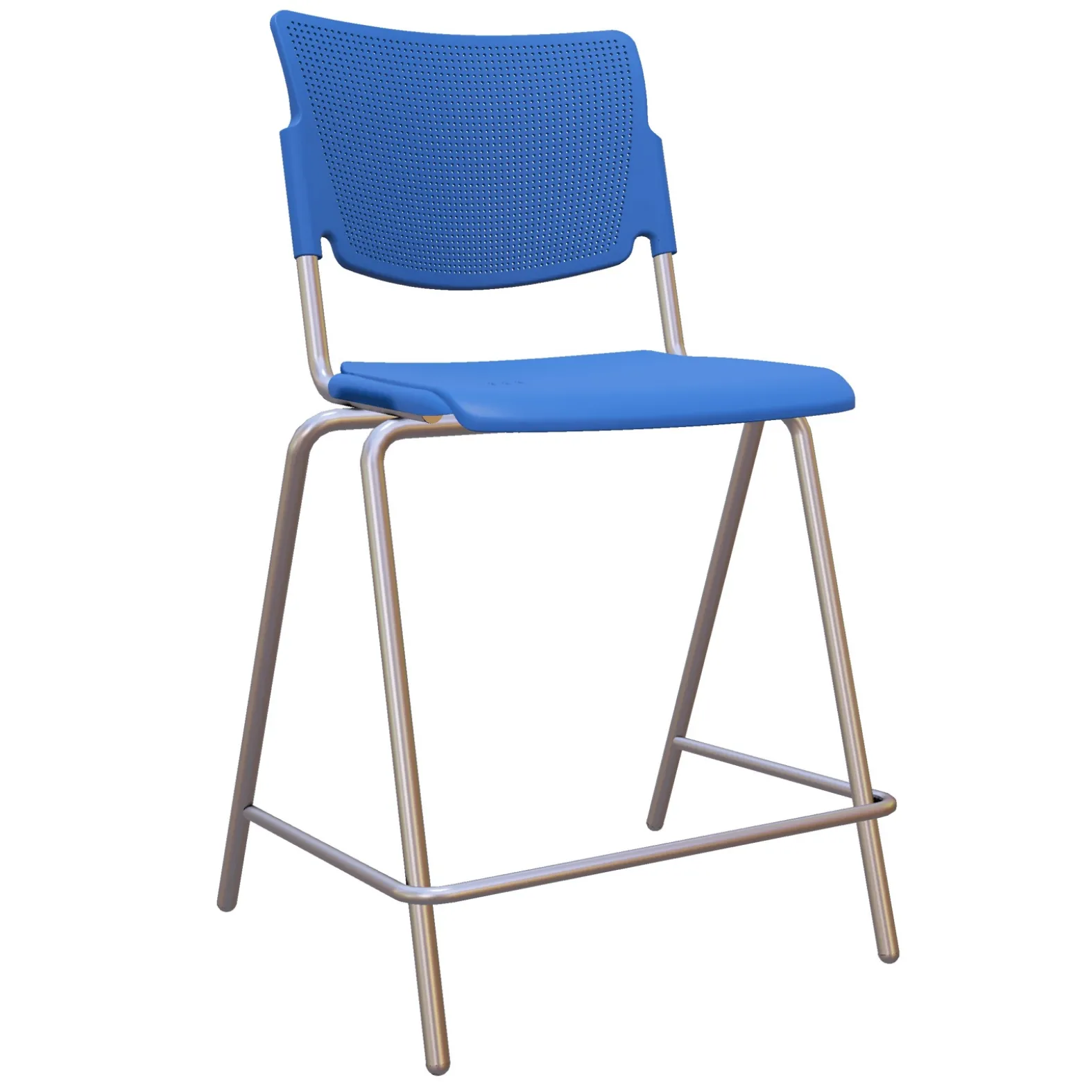 La Mia Poly Counter Height Stacking Stool - 2 Pack