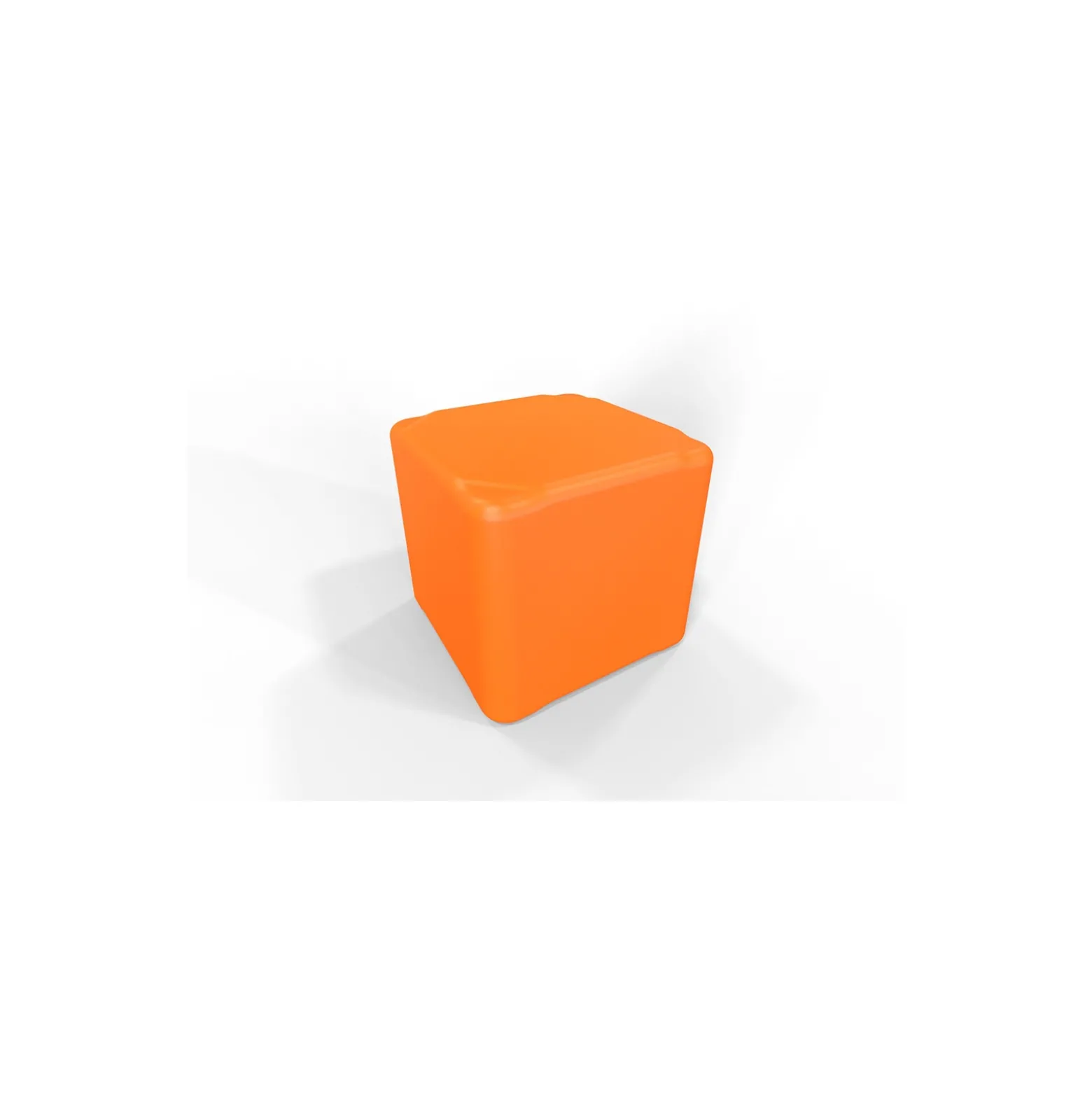 Large Cube Ottoman - 17.75"W x 17.75"D x 16.5"H