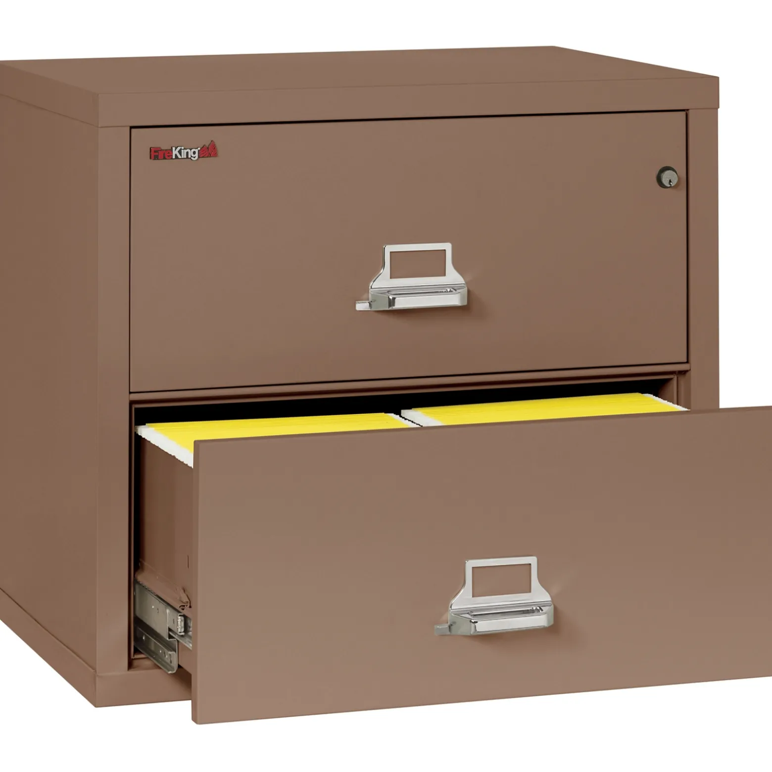 Lateral Fireproof File with Two Drawers 31"W