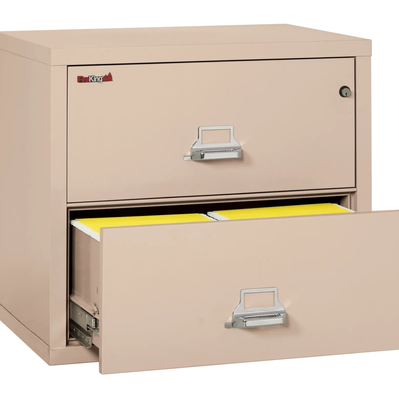 Lateral Fireproof File with Two Drawers 31"W
