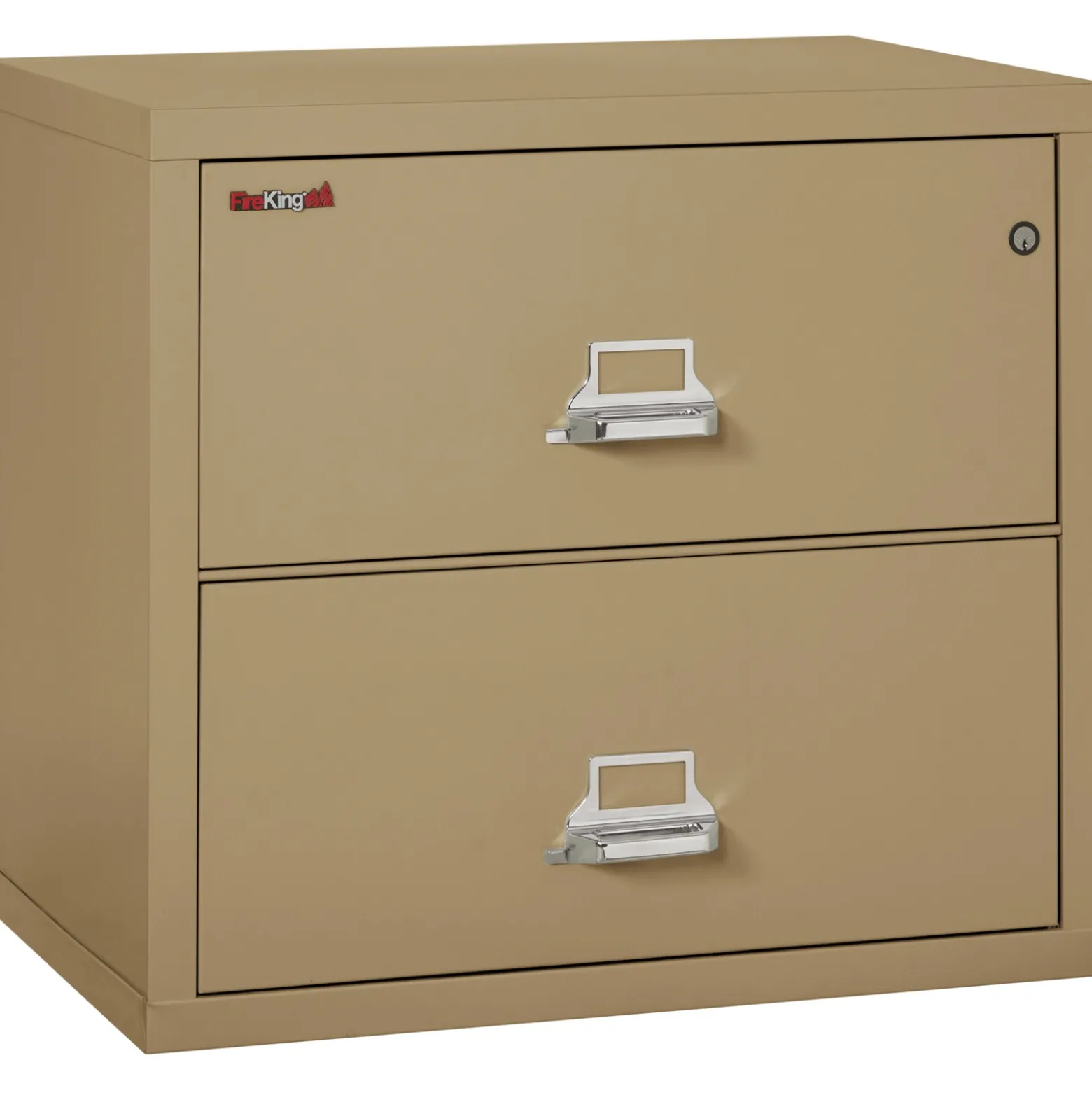 Lateral Fireproof File with Two Drawers 31"W