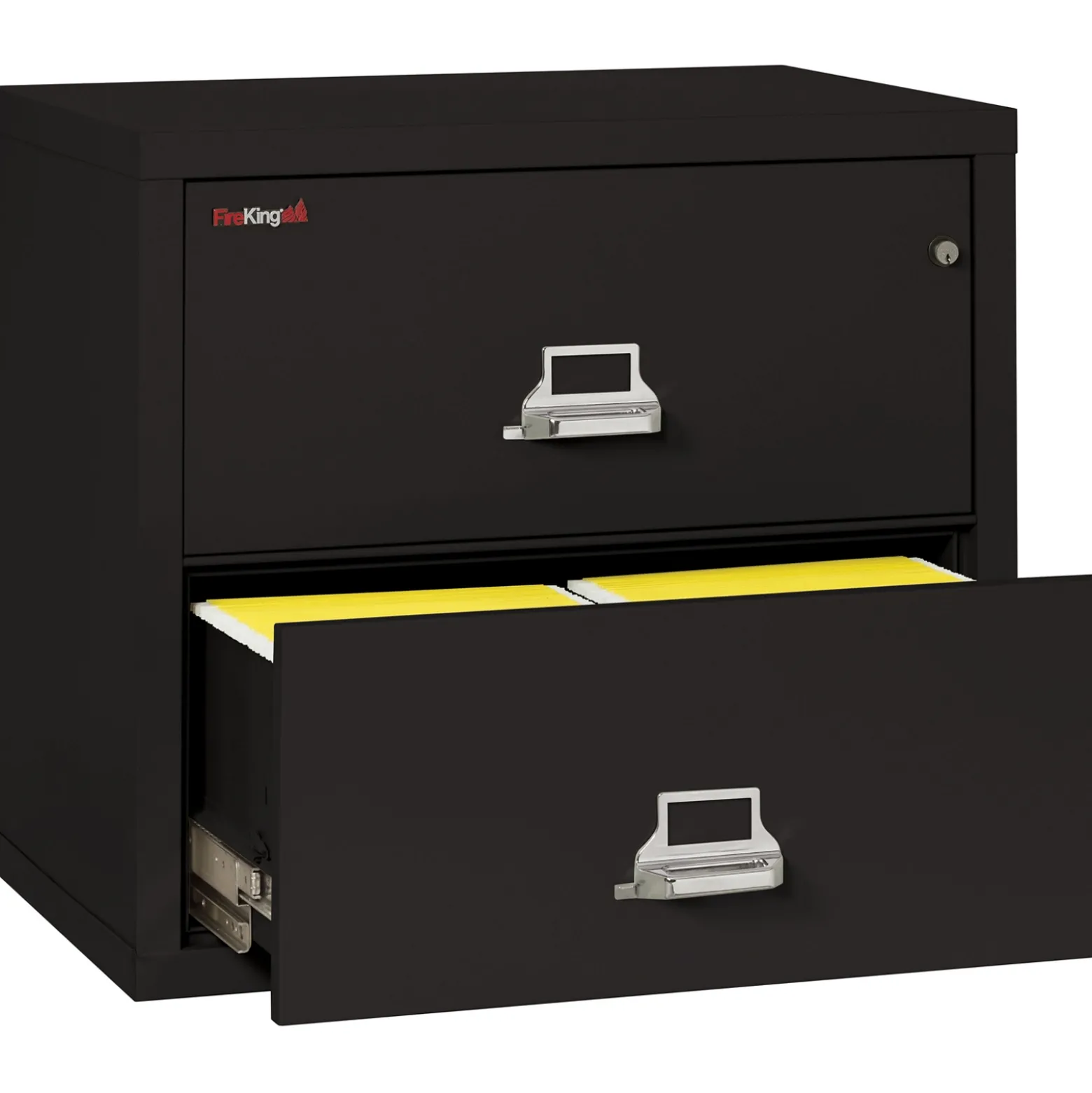 Lateral Fireproof File with Two Drawers 31"W