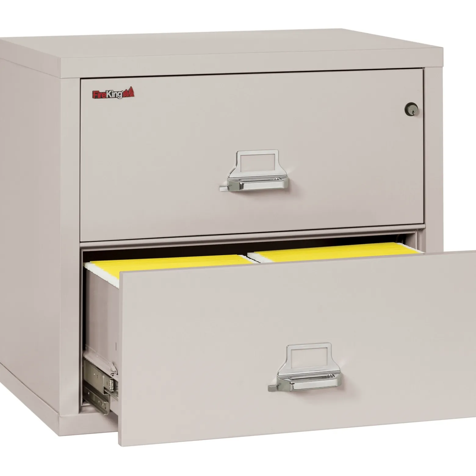 Lateral Fireproof File with Two Drawers 31"W