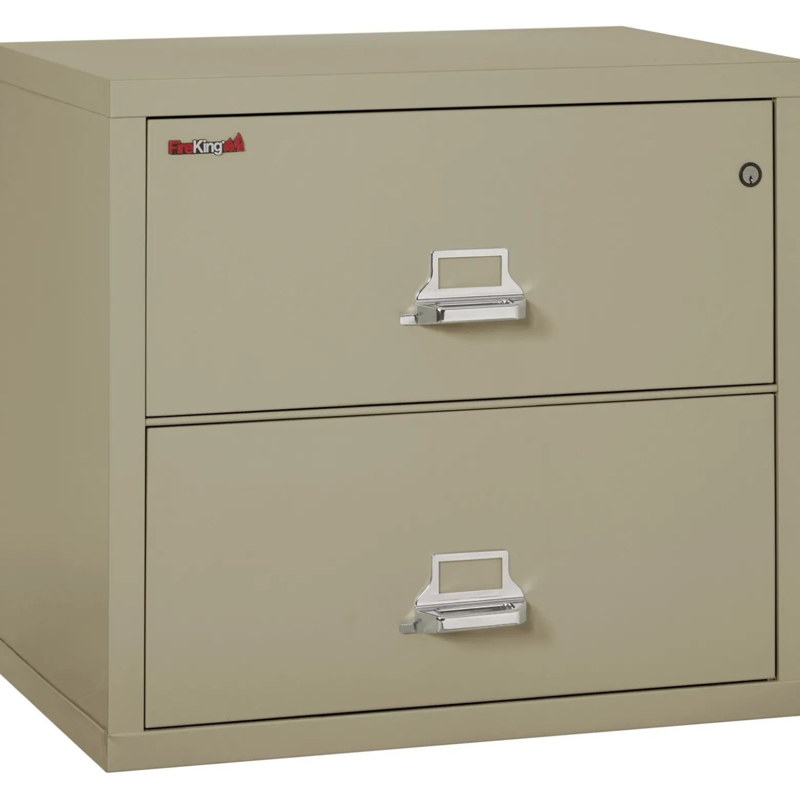 Lateral Fireproof File with Two Drawers 31"W
