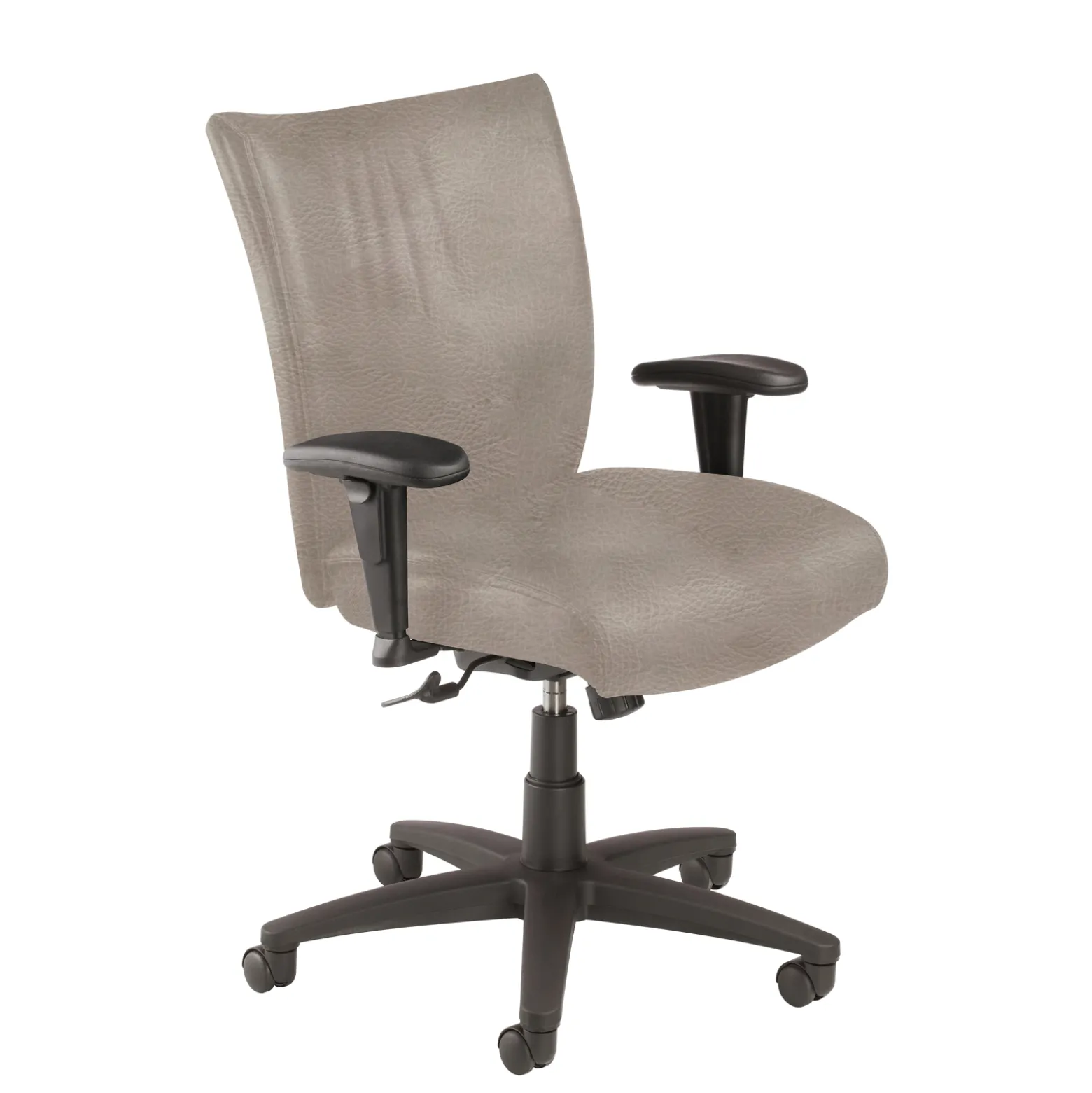 Leather Mid-Back Managers Chair