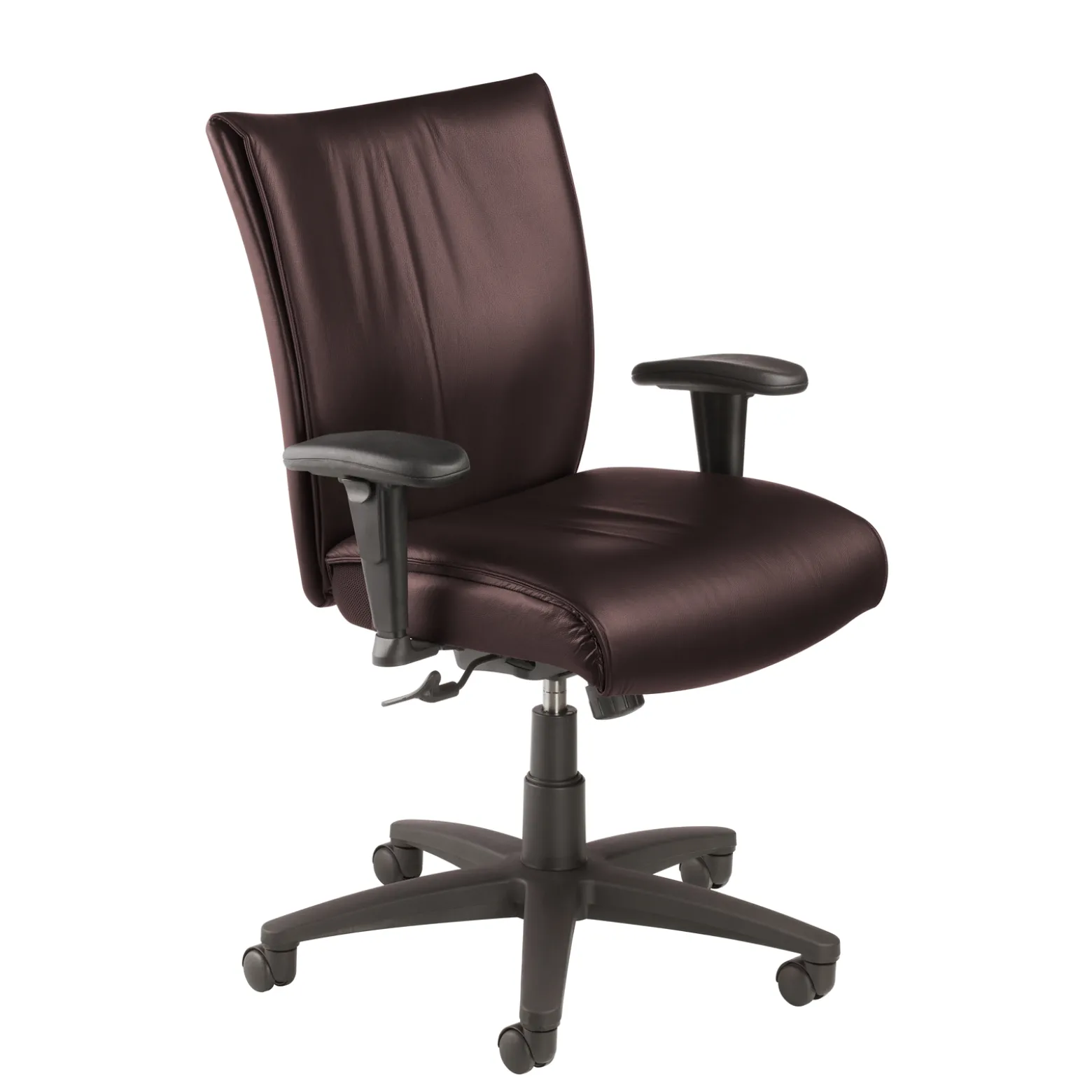 Leather Mid-Back Managers Chair