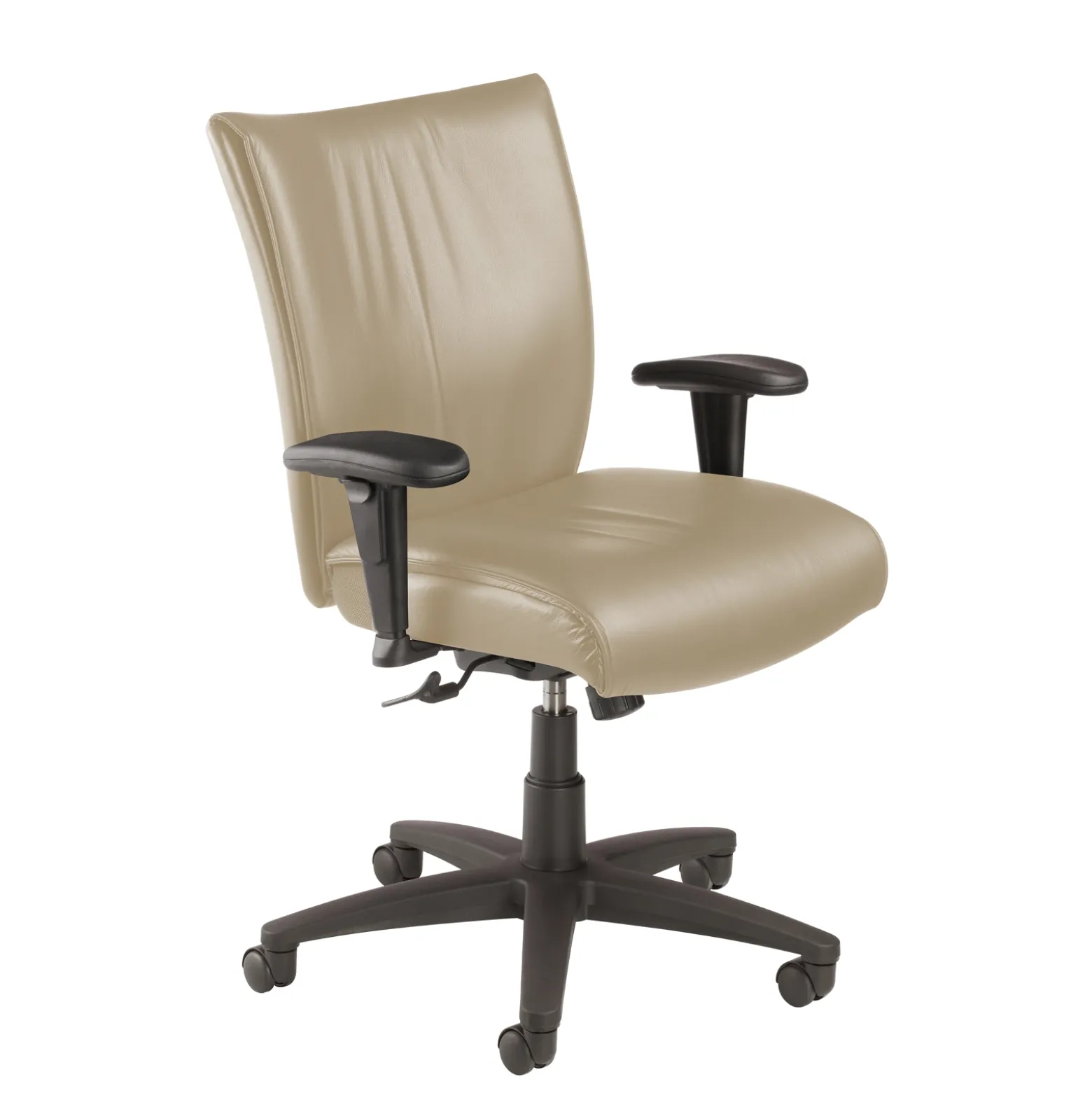 Leather Mid-Back Managers Chair
