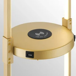 LED Column Floor Lamp w/ Charging - 56