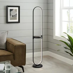 LED Column Floor Lamp w/ Charging - 56