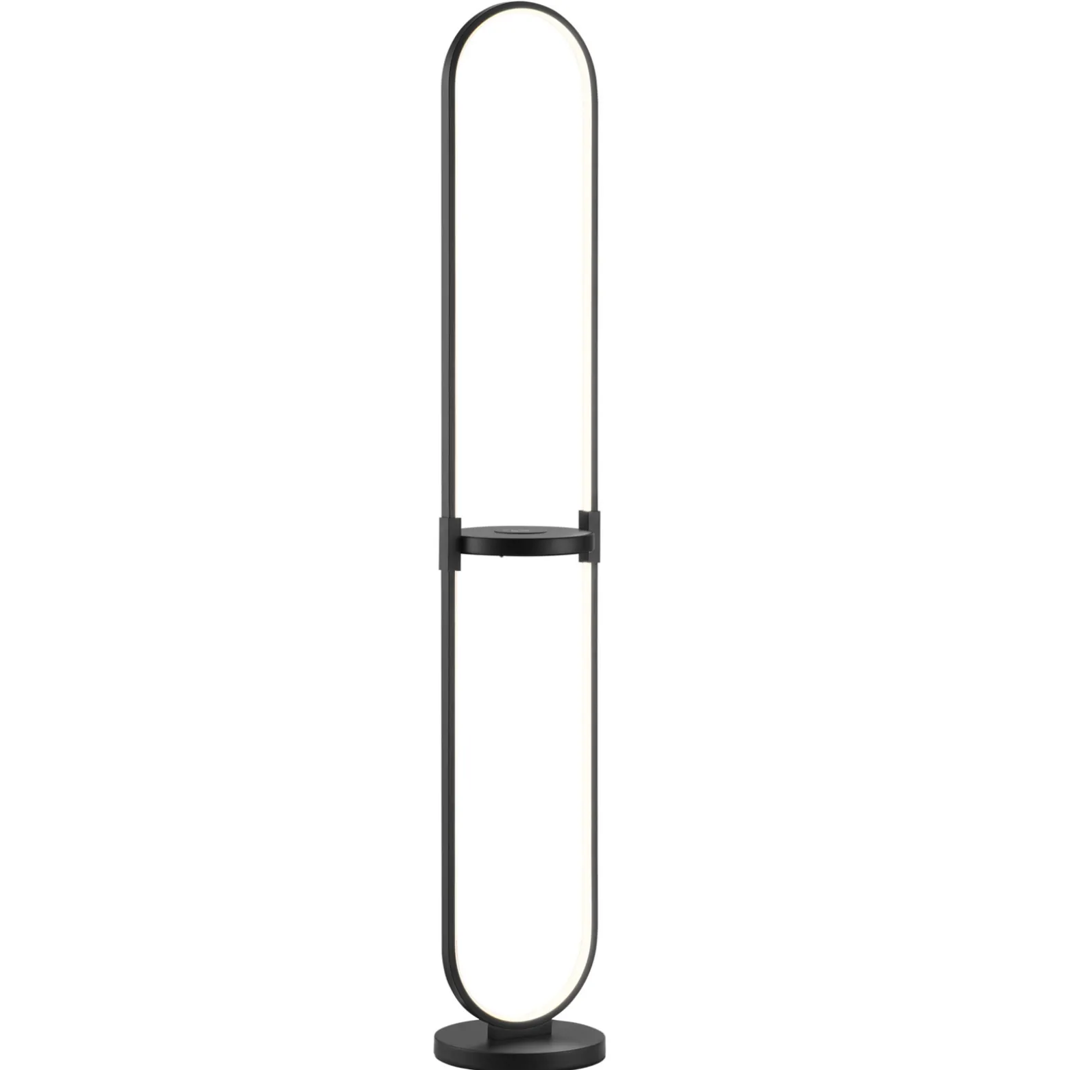 LED Column Floor Lamp w/ Charging - 56"H
