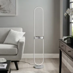 LED Column Floor Lamp w/ Charging - 56
