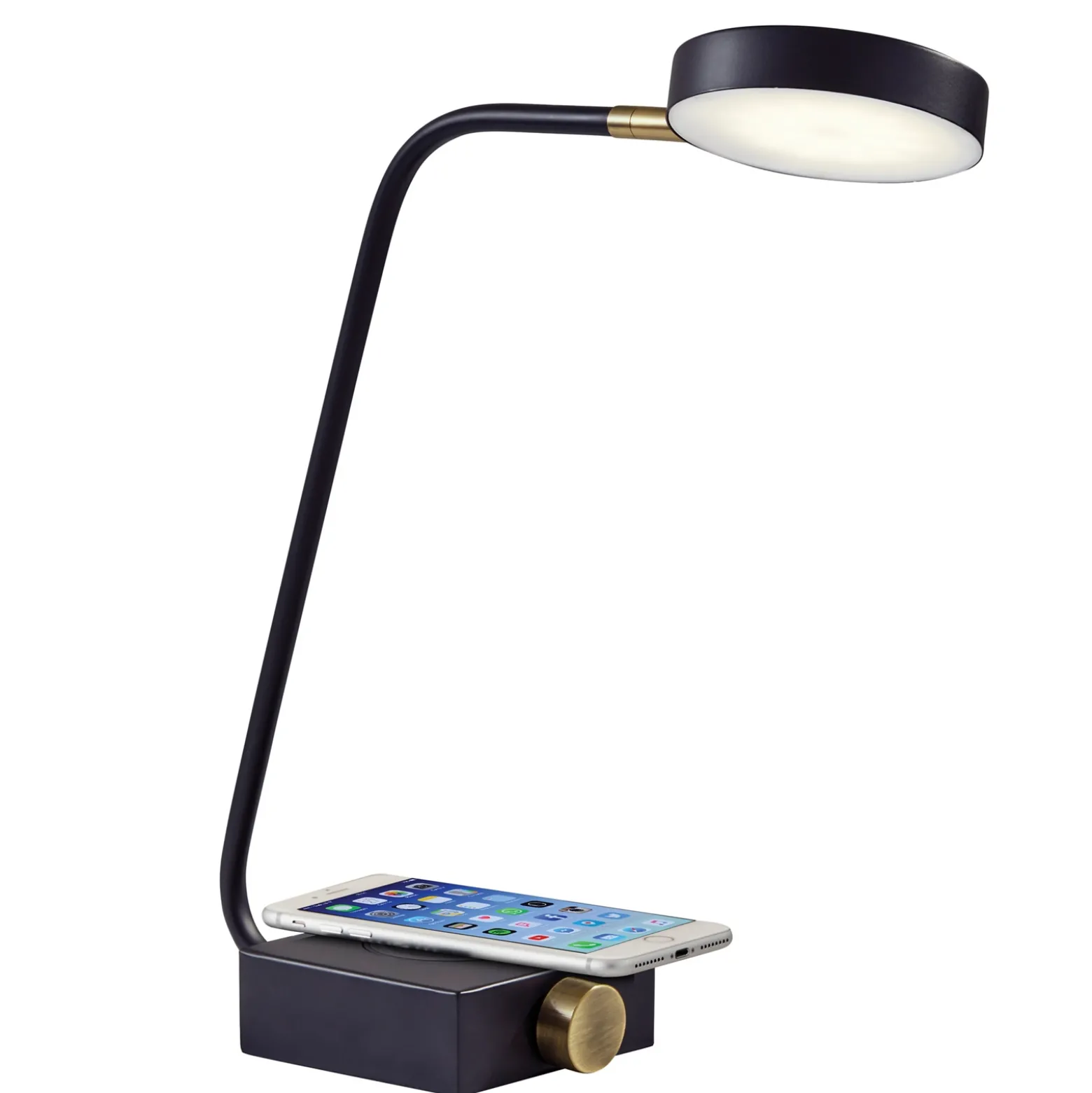 LED Desk Lamp with Charging Pad
