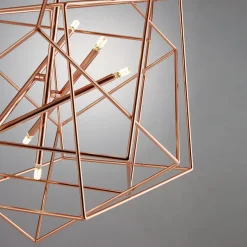 LED Geometric Pendant - 69"H