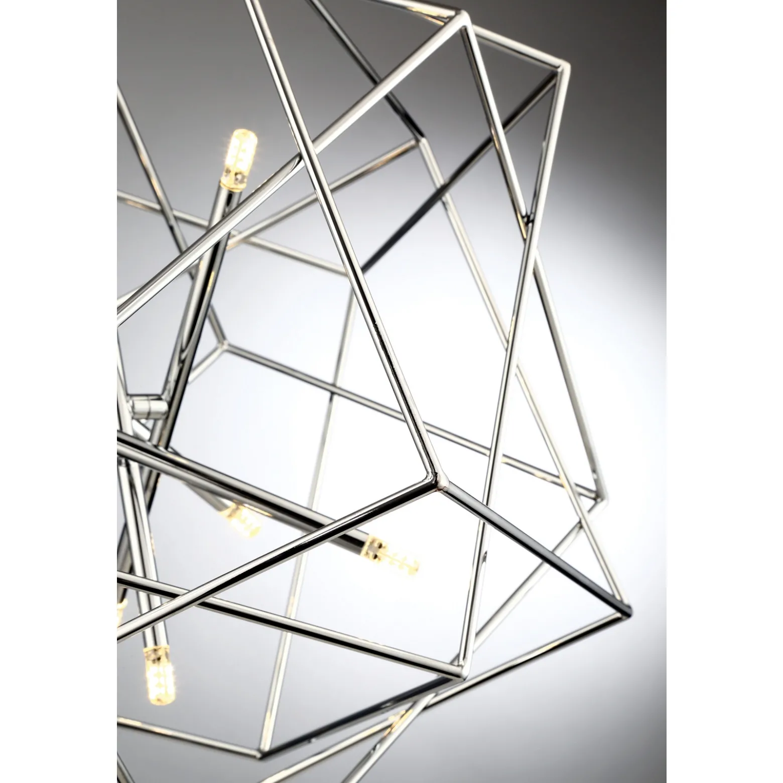 LED Geometric Pendant - 69"H