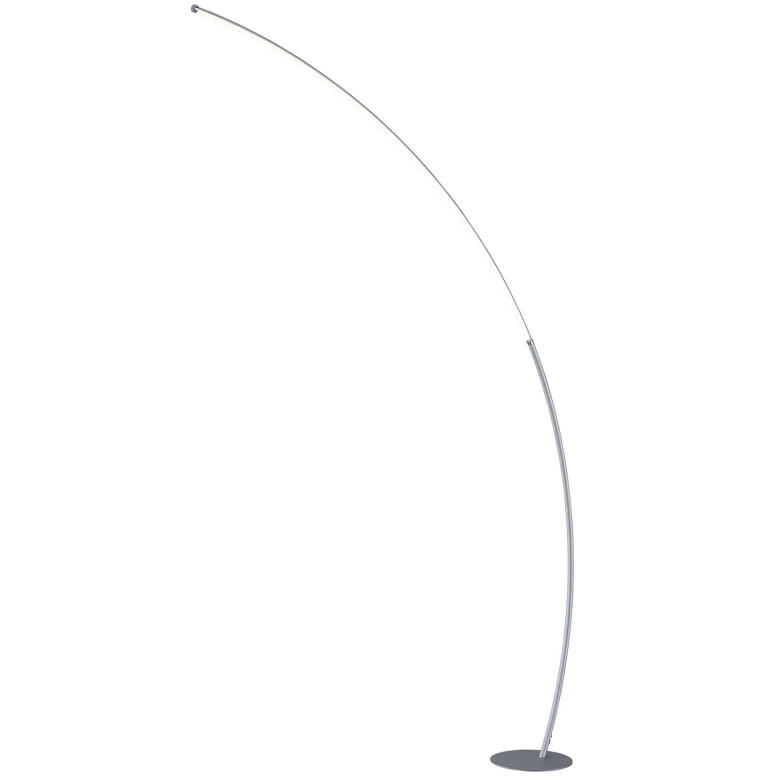 LED Large Arch Lamp, Silver - 80"H