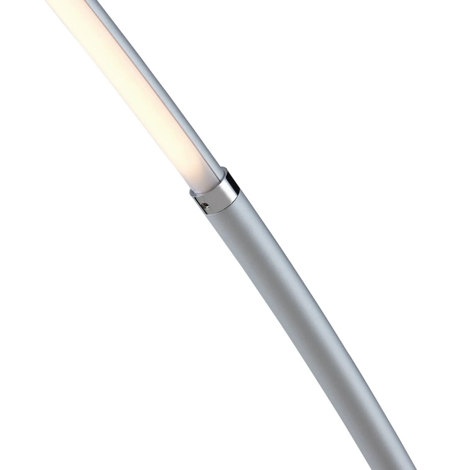 LED Large Arch Lamp, Silver - 80"H