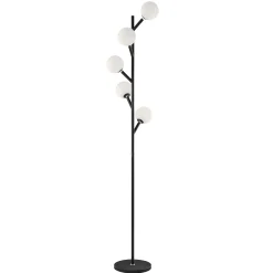 LED 5-Lite Floor Lamp Globe Tree - 71.5"H