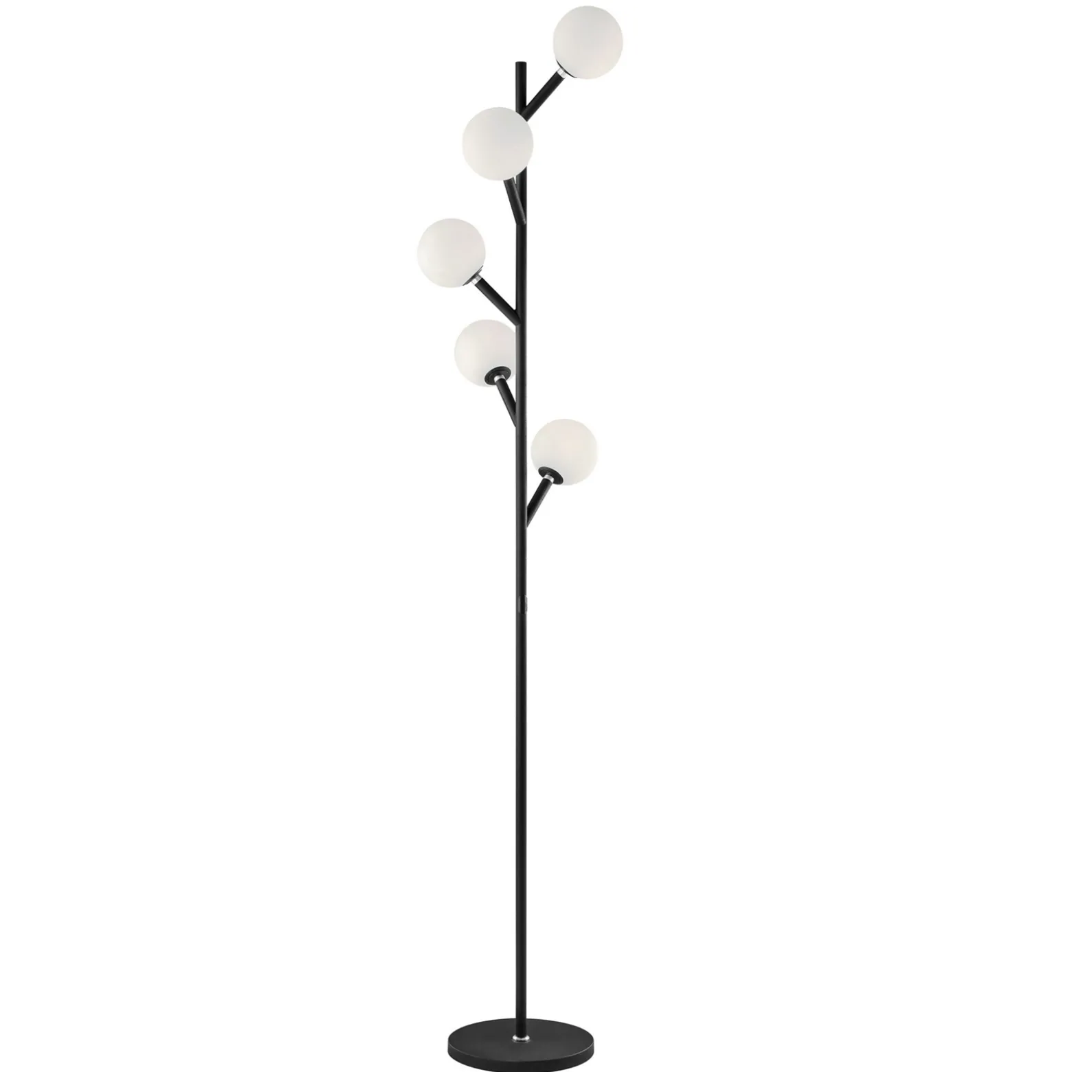LED 5-Lite Floor Lamp Globe Tree - 71.5"H