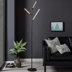 LED 3-Lite Floor Lamp Tree - 74.5"H