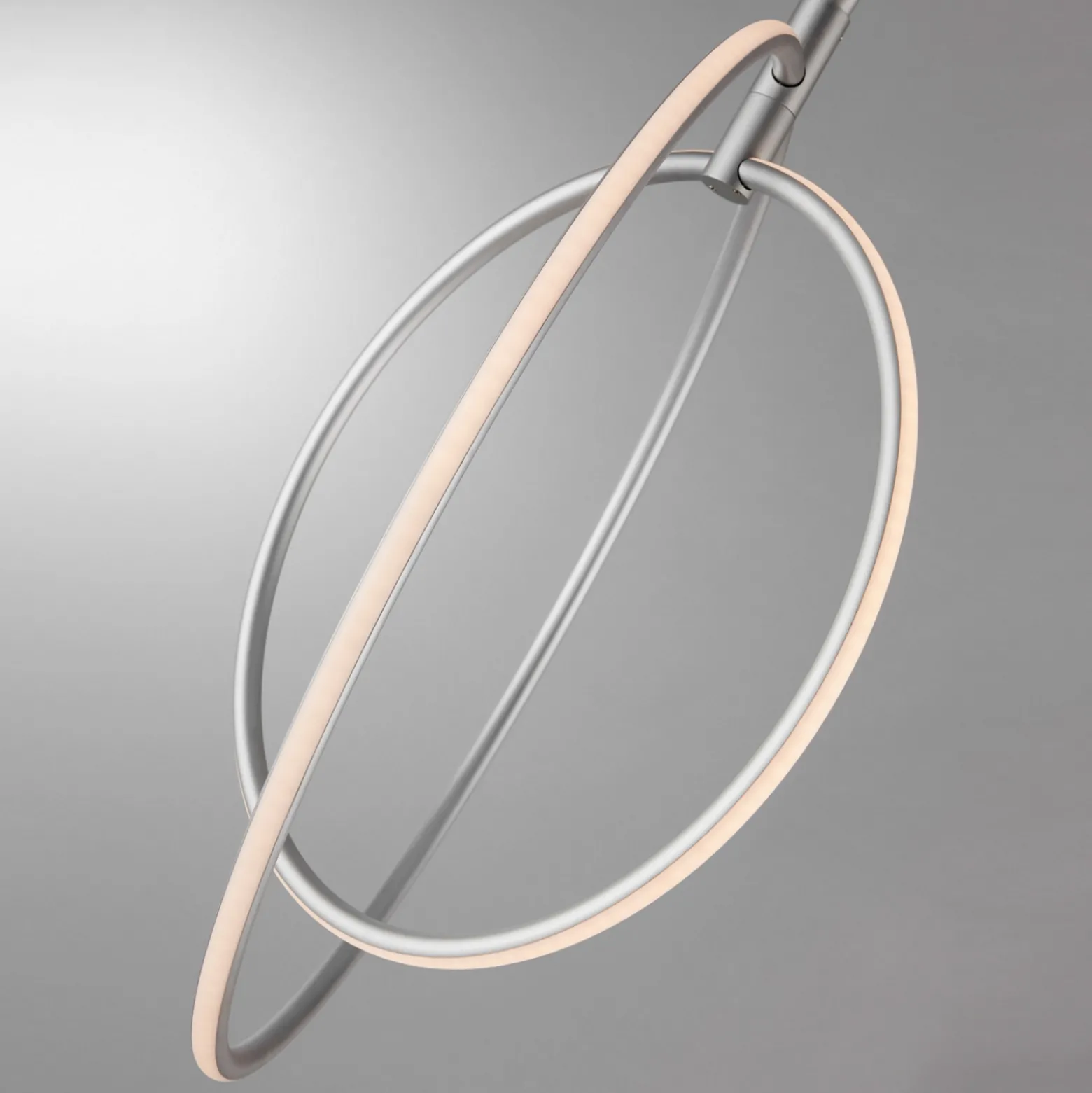 LED Modern Orb Arc Floor Lamp 83"H