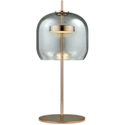 LED Smoke Gold Table Lamp Accent - 25