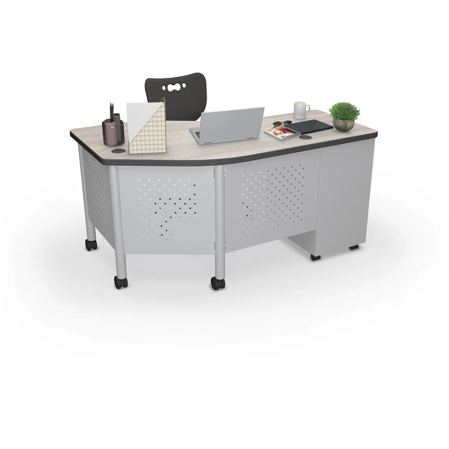Left-Handed Instructor Desk - 60"W