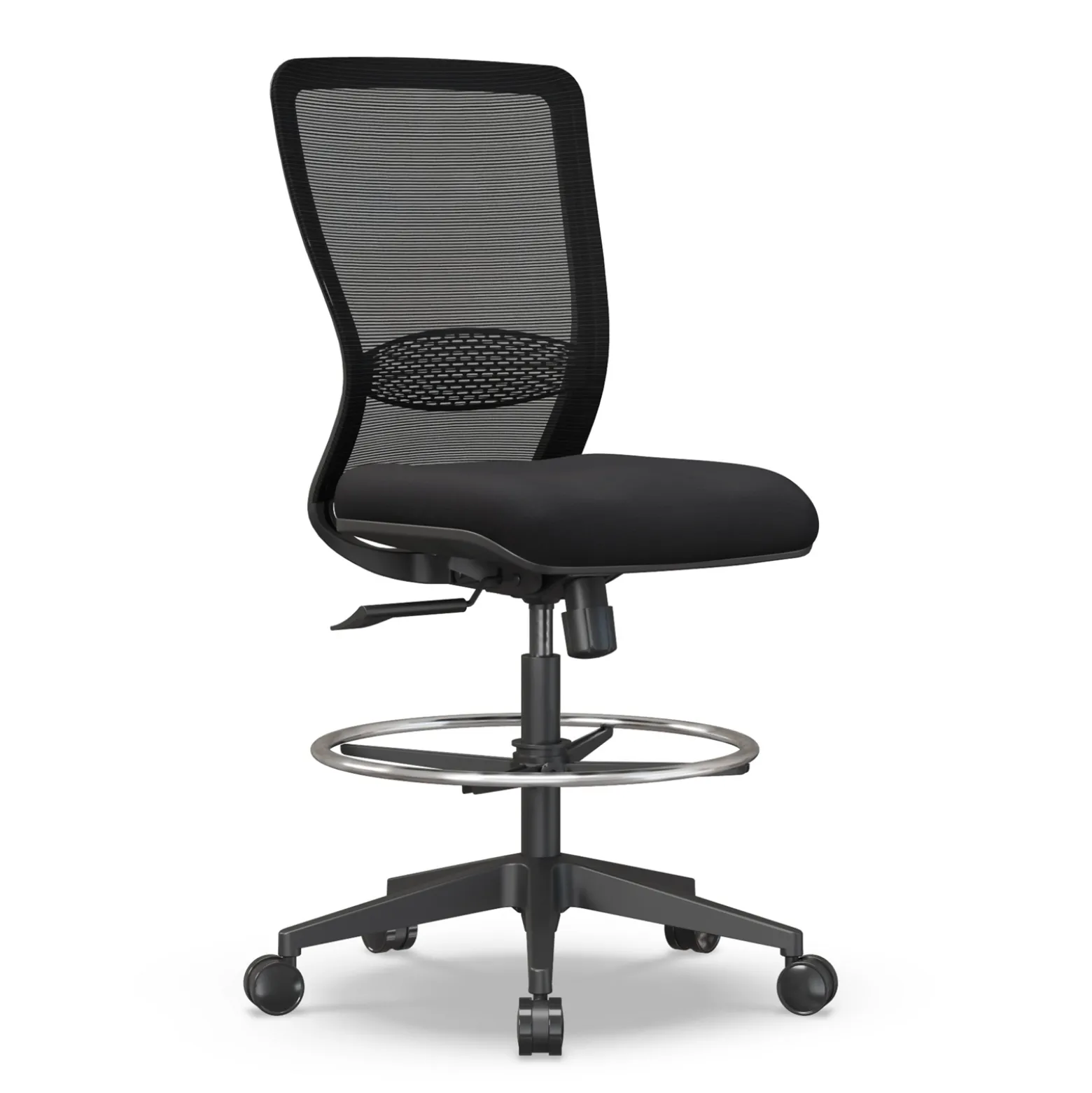 Level Armless Office Stool