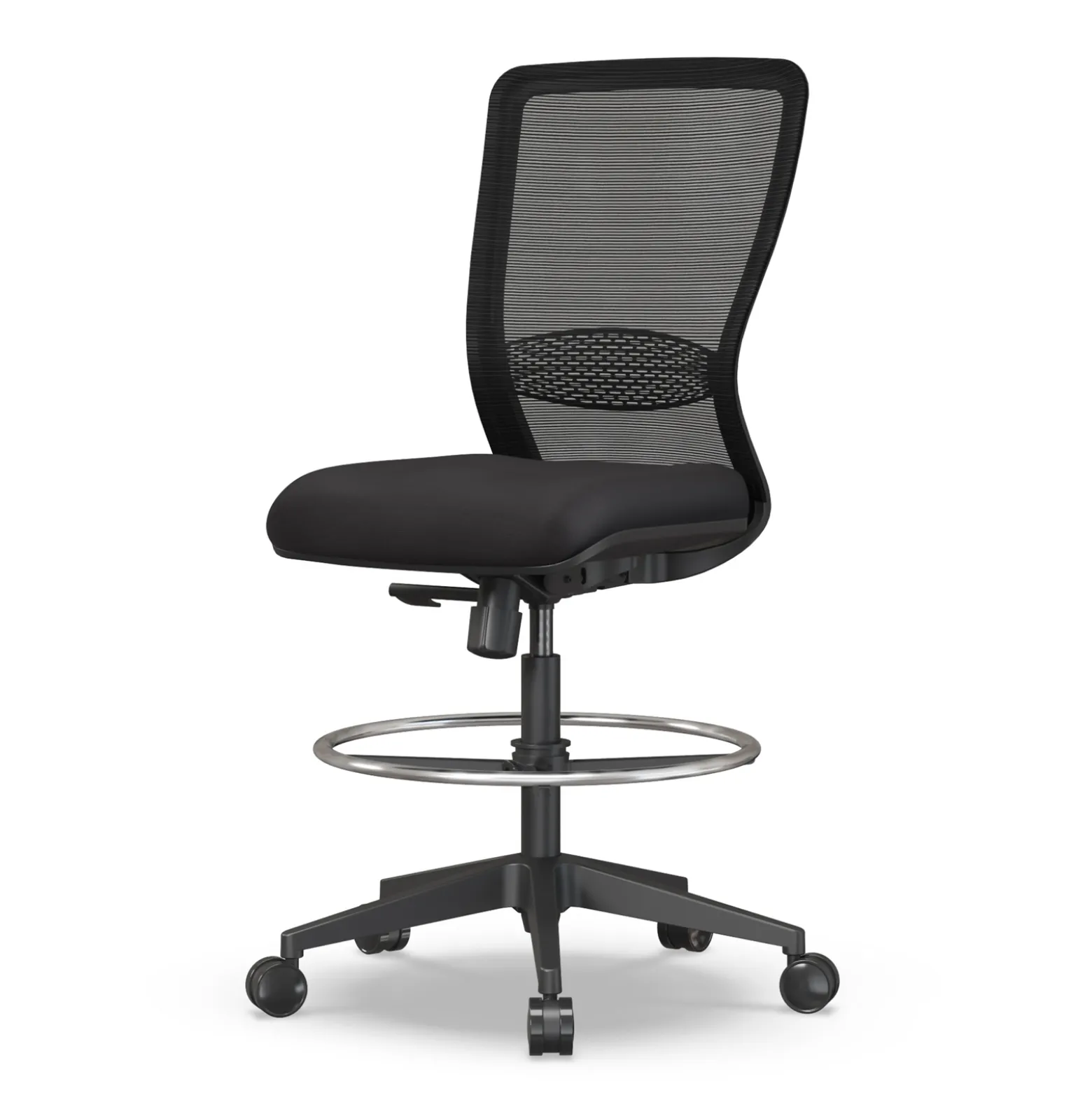 Level Armless Office Stool