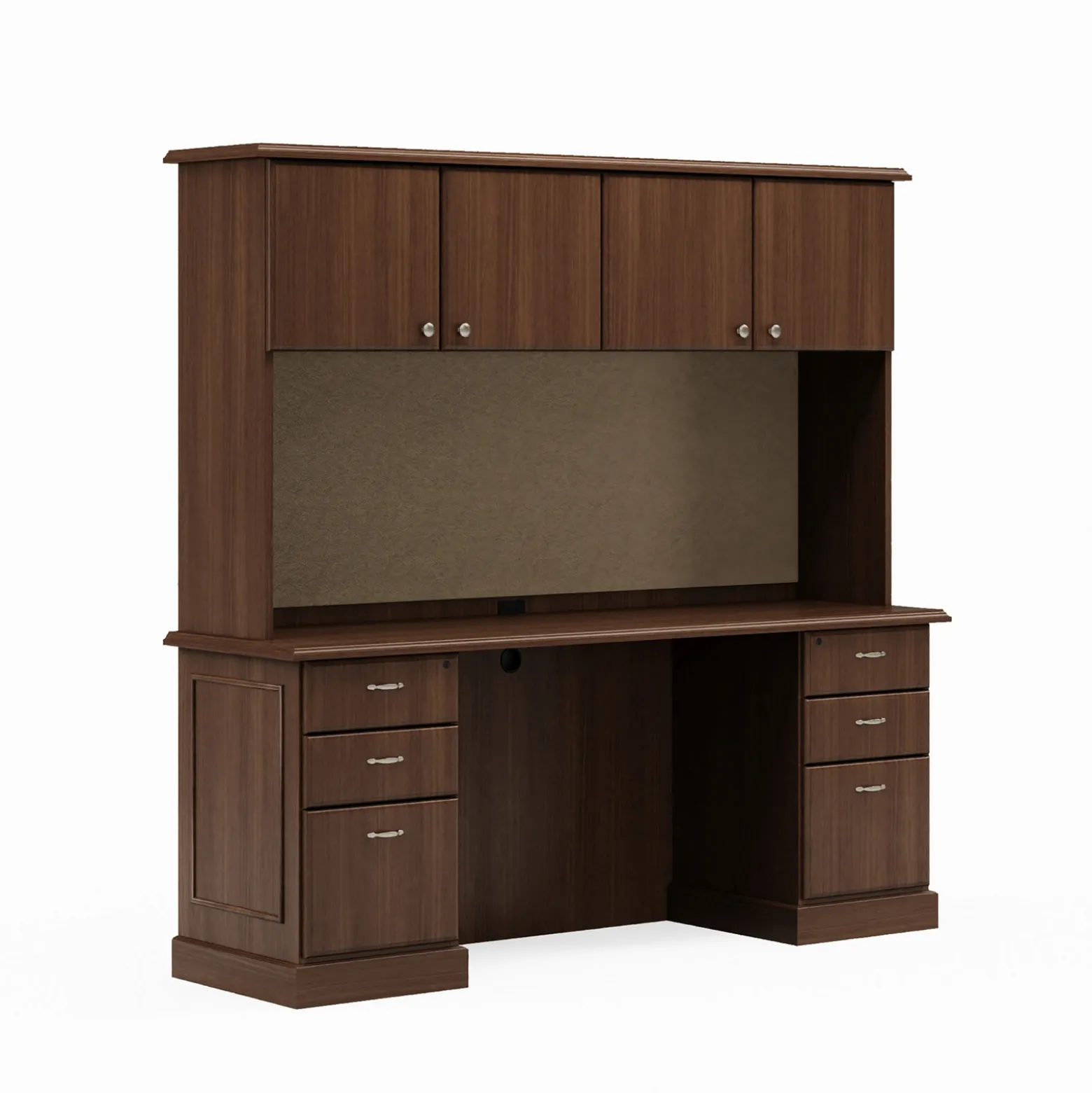 Liberty Credenza Desk w/ Hutch