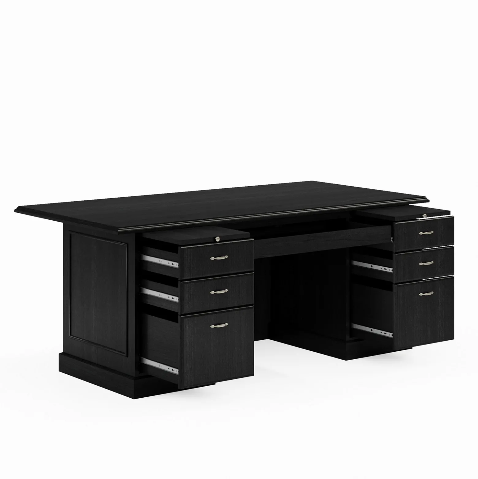 Liberty Double Pedestal Desk - 72"W x 36"D