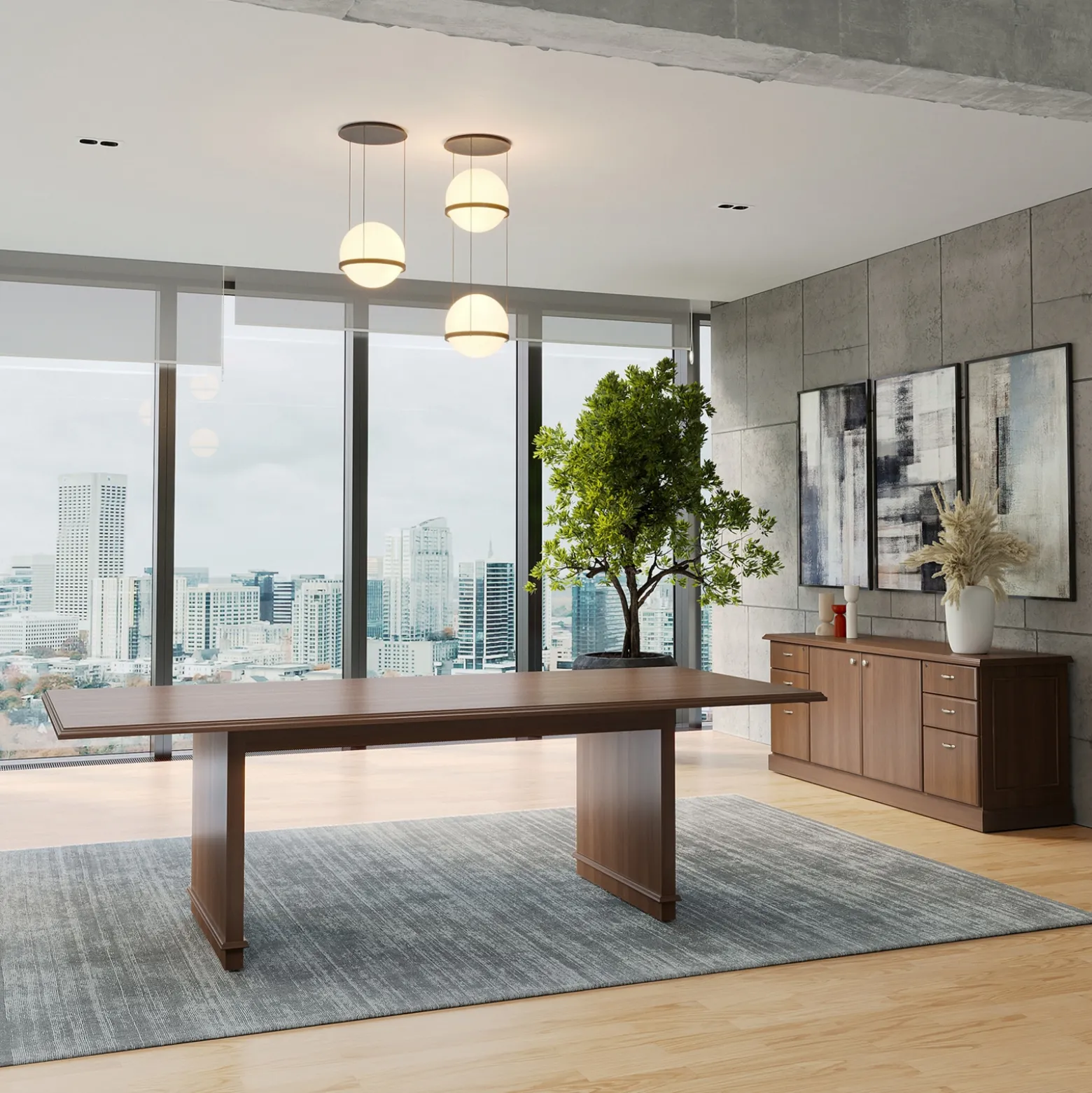 Liberty 8ft Conference Table - 96"W x 42"D