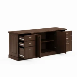 Liberty 8ft Conference Table w/ Storage Credenza