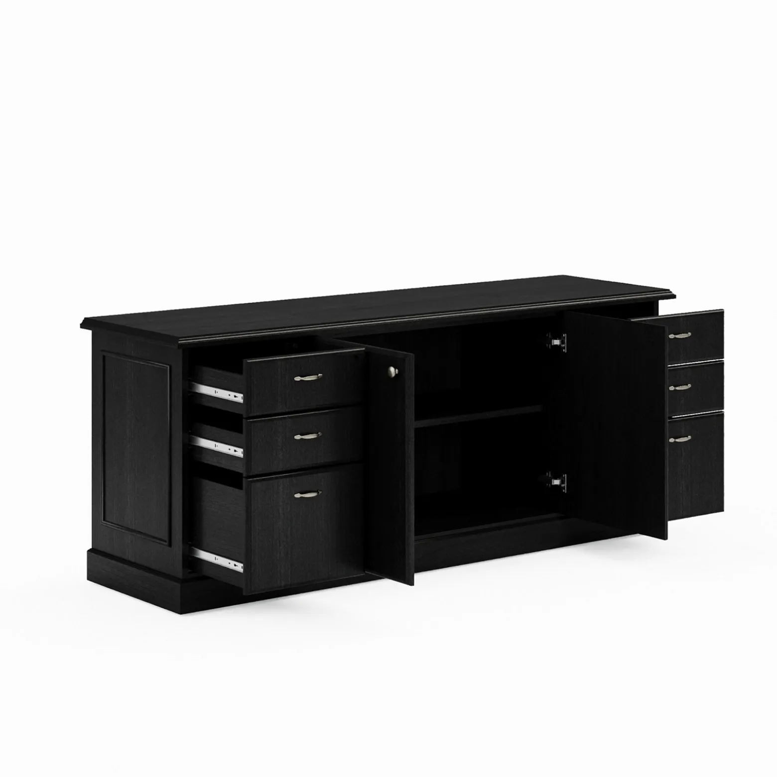 Liberty 8ft Conference Table w/ Storage Credenza